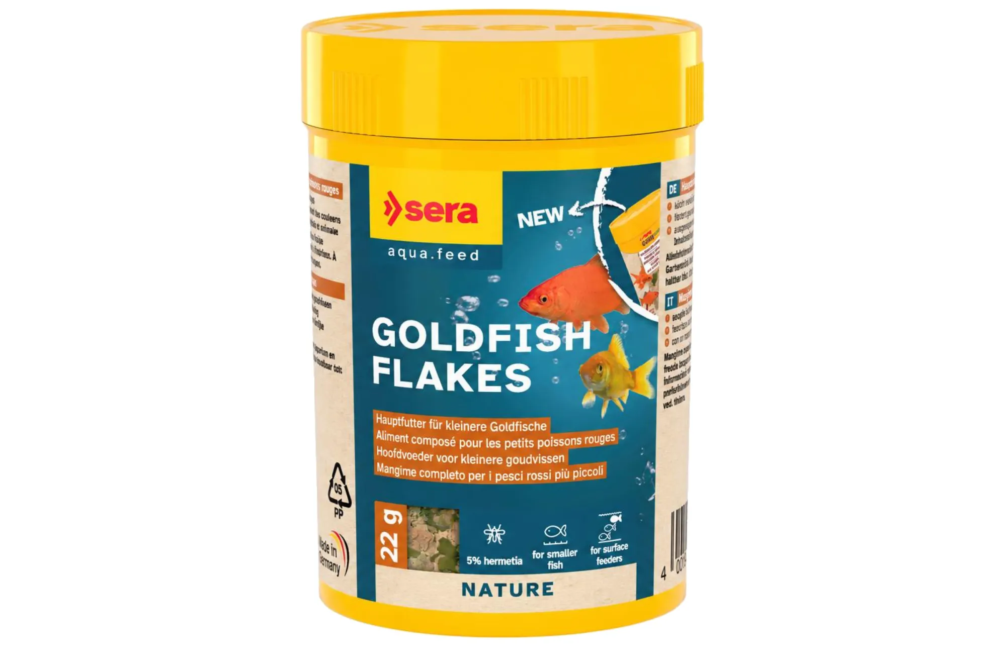 sera Goldfish Flakes 100 ml (22 g) – KI-generierte Abbildung aus Produktreferenz