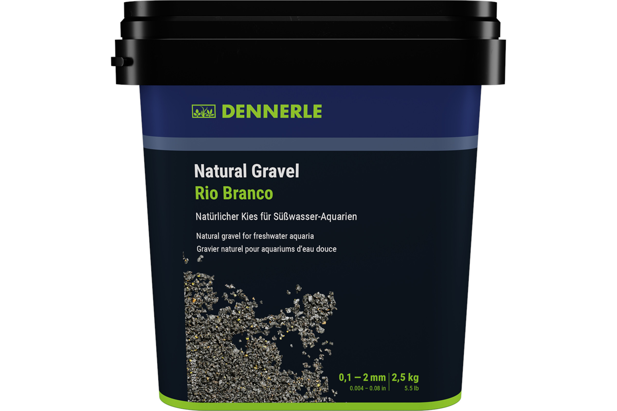 Dennerle Natural Gravel Rio Branco, 0,1 - 2 mm