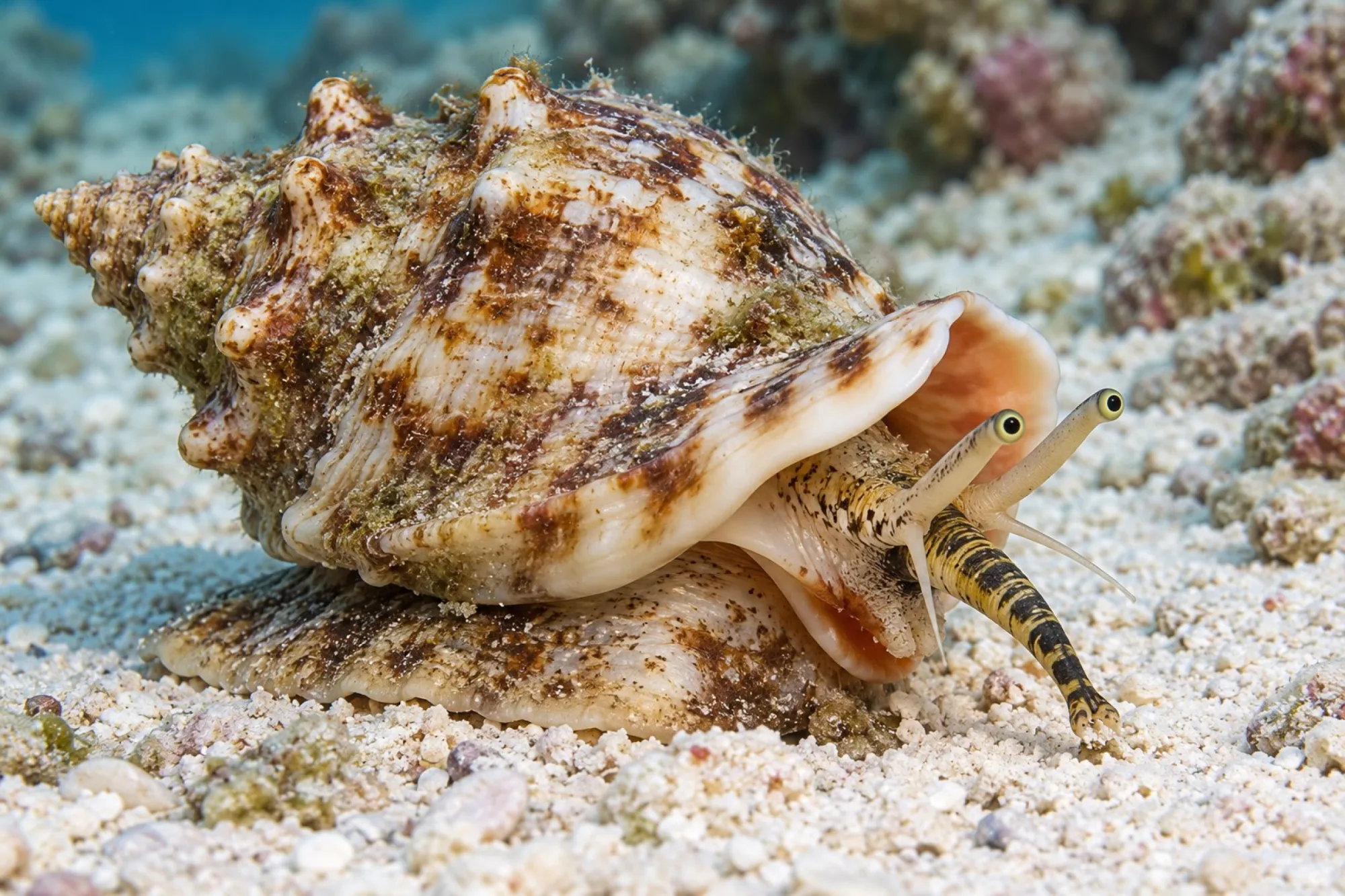 Silber-Fechterschnecke, Lentigo lentiginosus