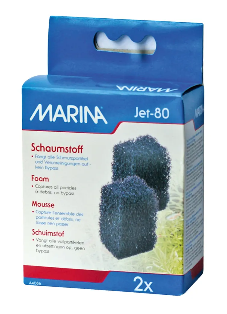 Marina Jet 80 Ersatzschwammfilter 2er-Pack