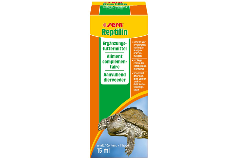 Sera Reptilin, 15 ml - Ergänzungsfutter