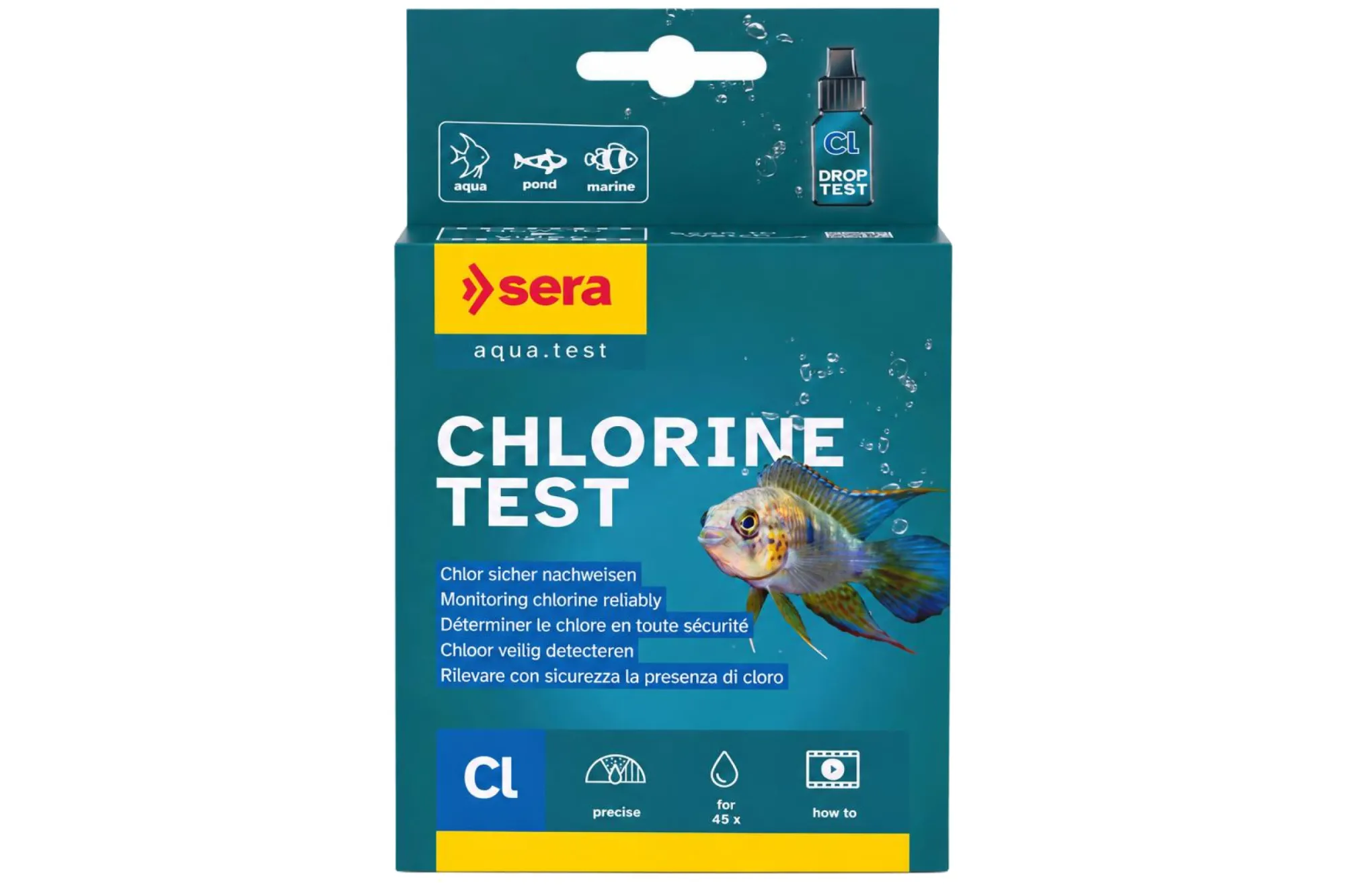 sera Cl-Test (Chlor) 15 ml – KI-generierte Abbildung aus Produktreferenz