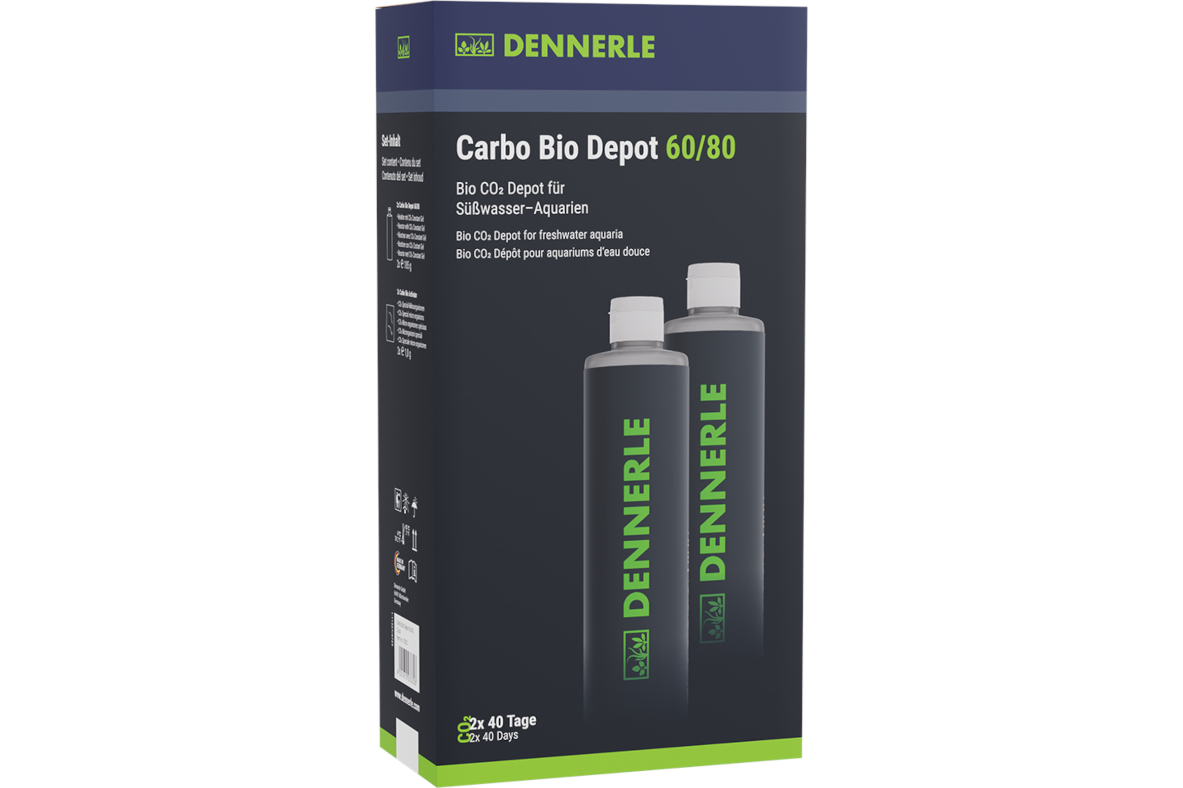 Dennerle Carbo Bio Depot 60/80, 2 Stk. Nachfüllpackung