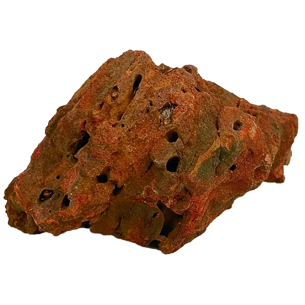 Hobby Termite Rock M: poröser Naturstein mit natürlichen Höhlungen und Kanälen, ca. 1,0–2,0 kg – unbehandelter, wasserneutraler Rückzugsort für Garnelen, Jungfische, Reptilien und Wirbellose