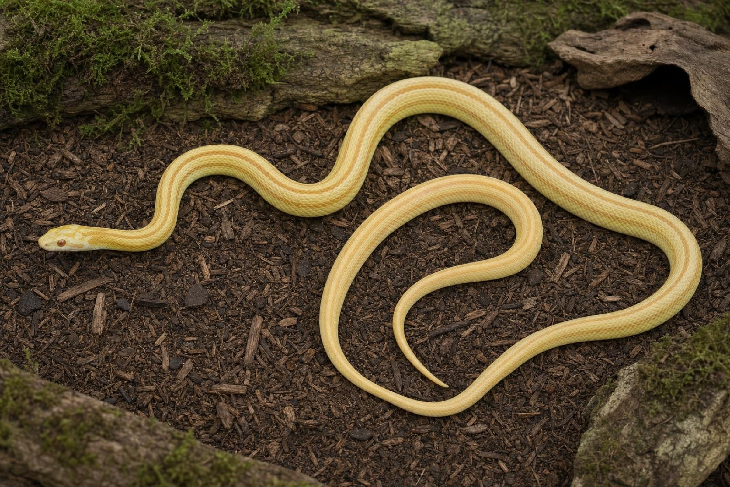 Sulfur-Kornnatter, Pantherophis guttatus