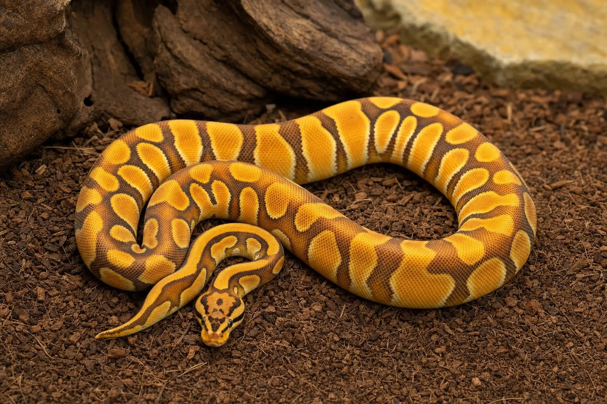 Enchi-Orange-Dream-Königspython, Python regius