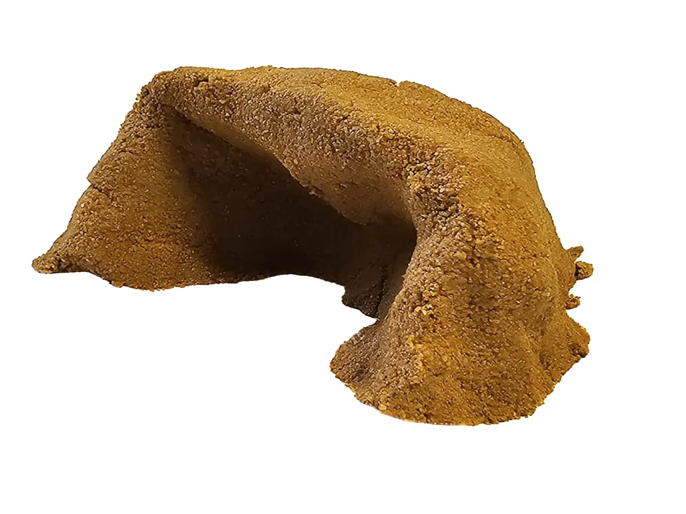 Hobby Terrano Clay Powder gelb: fein gemahlenes, rein mineralisches Lehmpulver; verfestigter gelber Terrarienboden mit sichtbarer Grabzone/Tunnel, bindet Sand und Erde, 1,3 kg