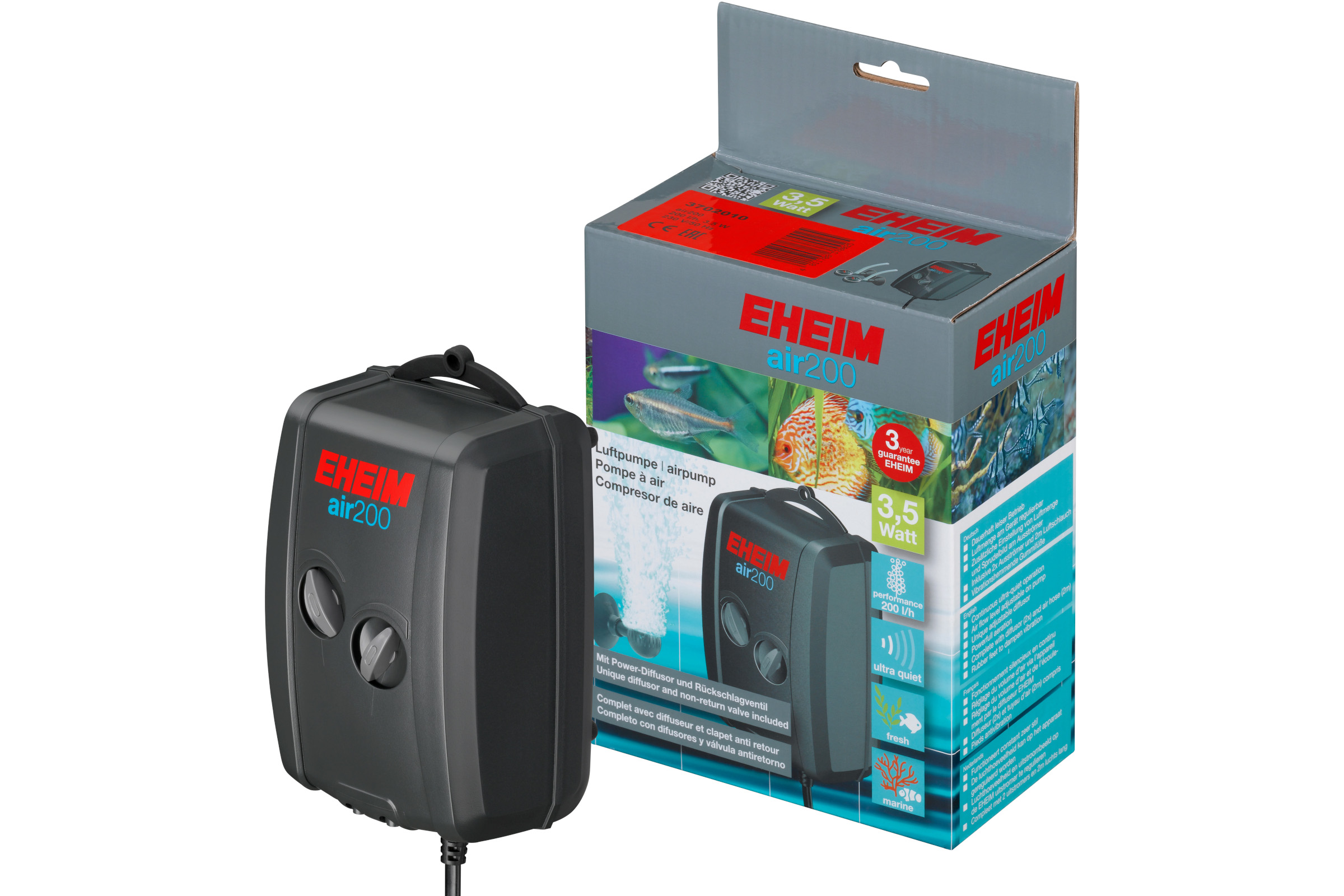 Eheim air200 Set, Membranpumpe