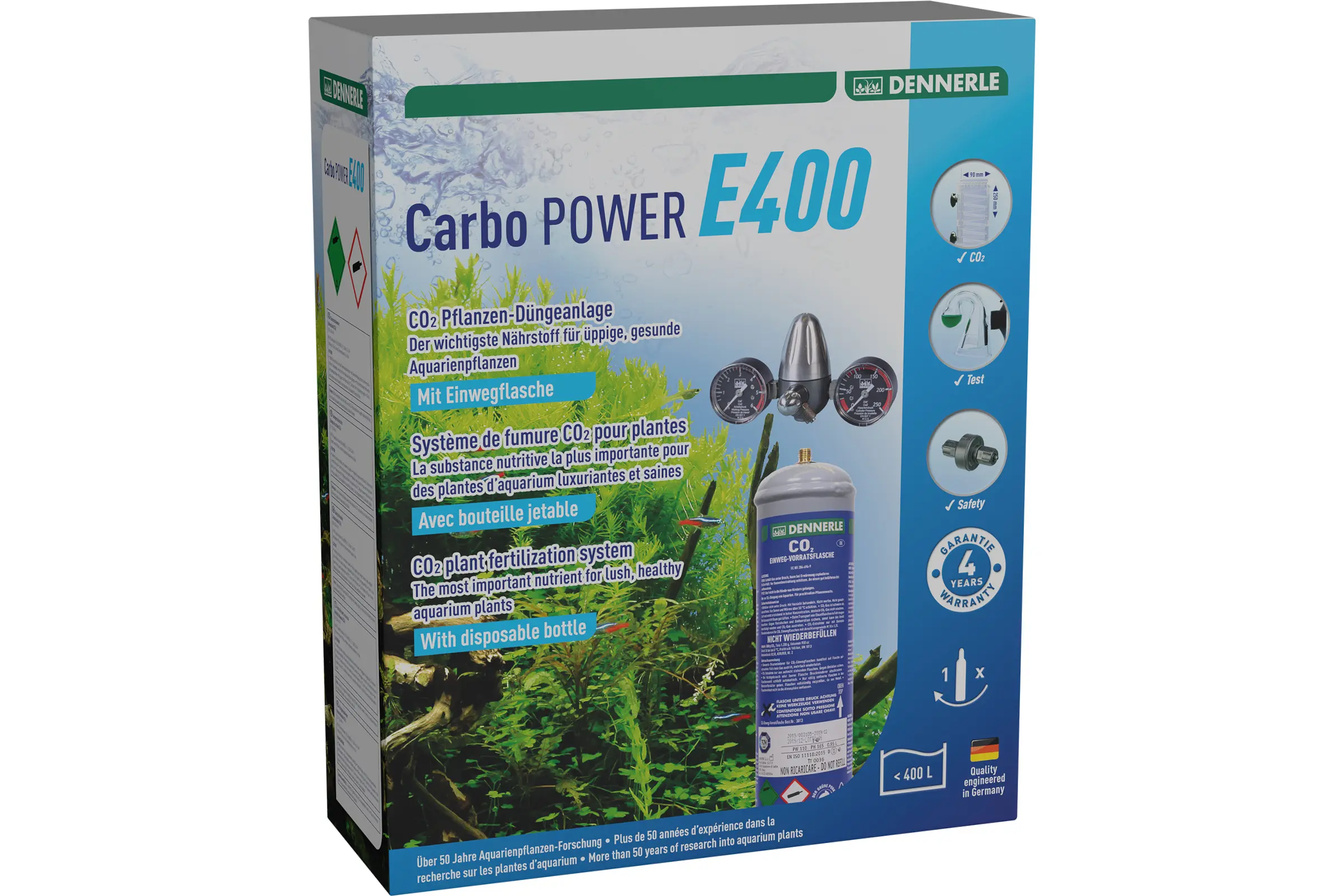 Dennerle CO² Pflanzen-Dünge-Set Carbo POWER E400 (Auslaufartikel)