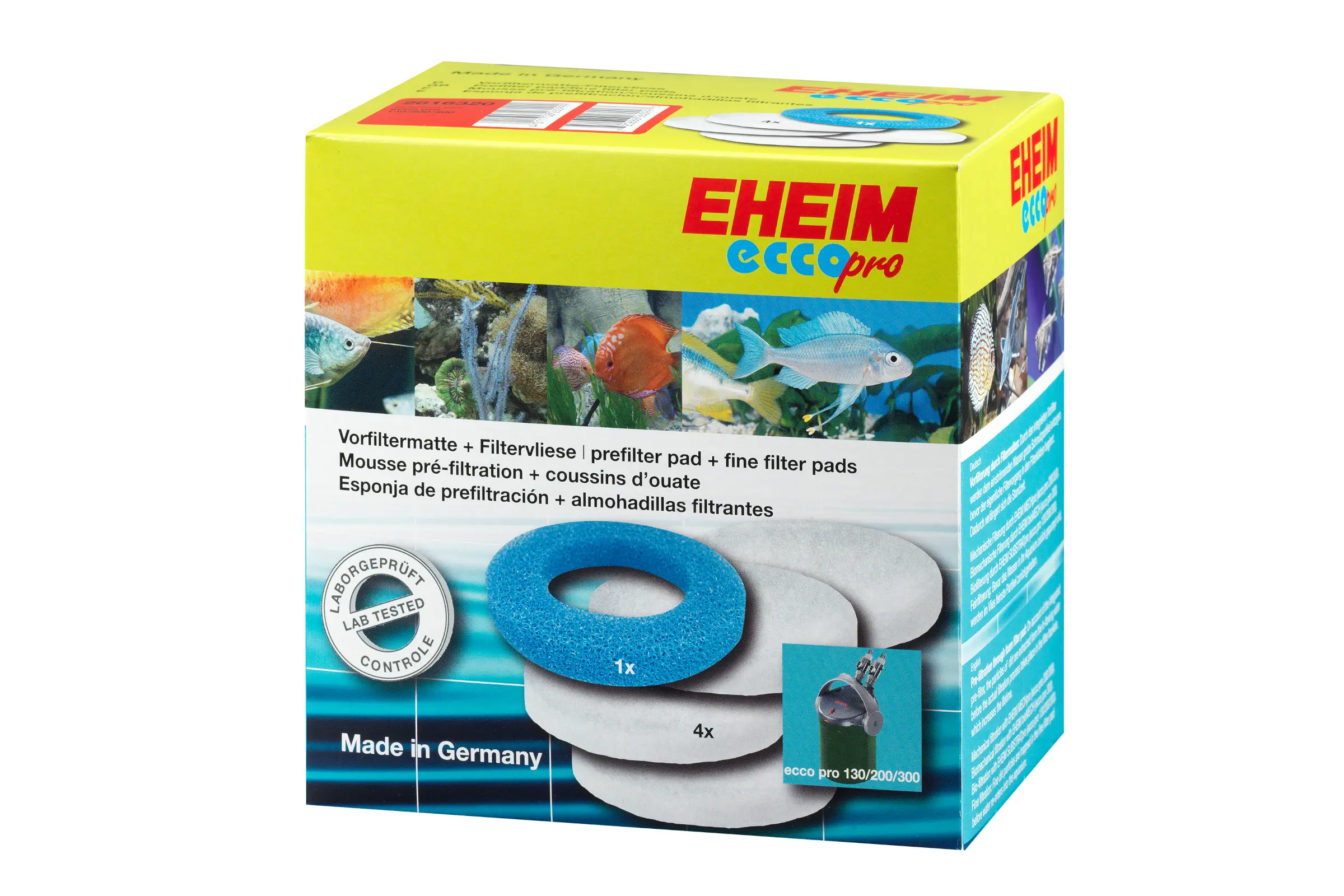 Eheim Filtervliese und Vorfilter für ecco, eccoPRO & ecco comfort, 5 Stück