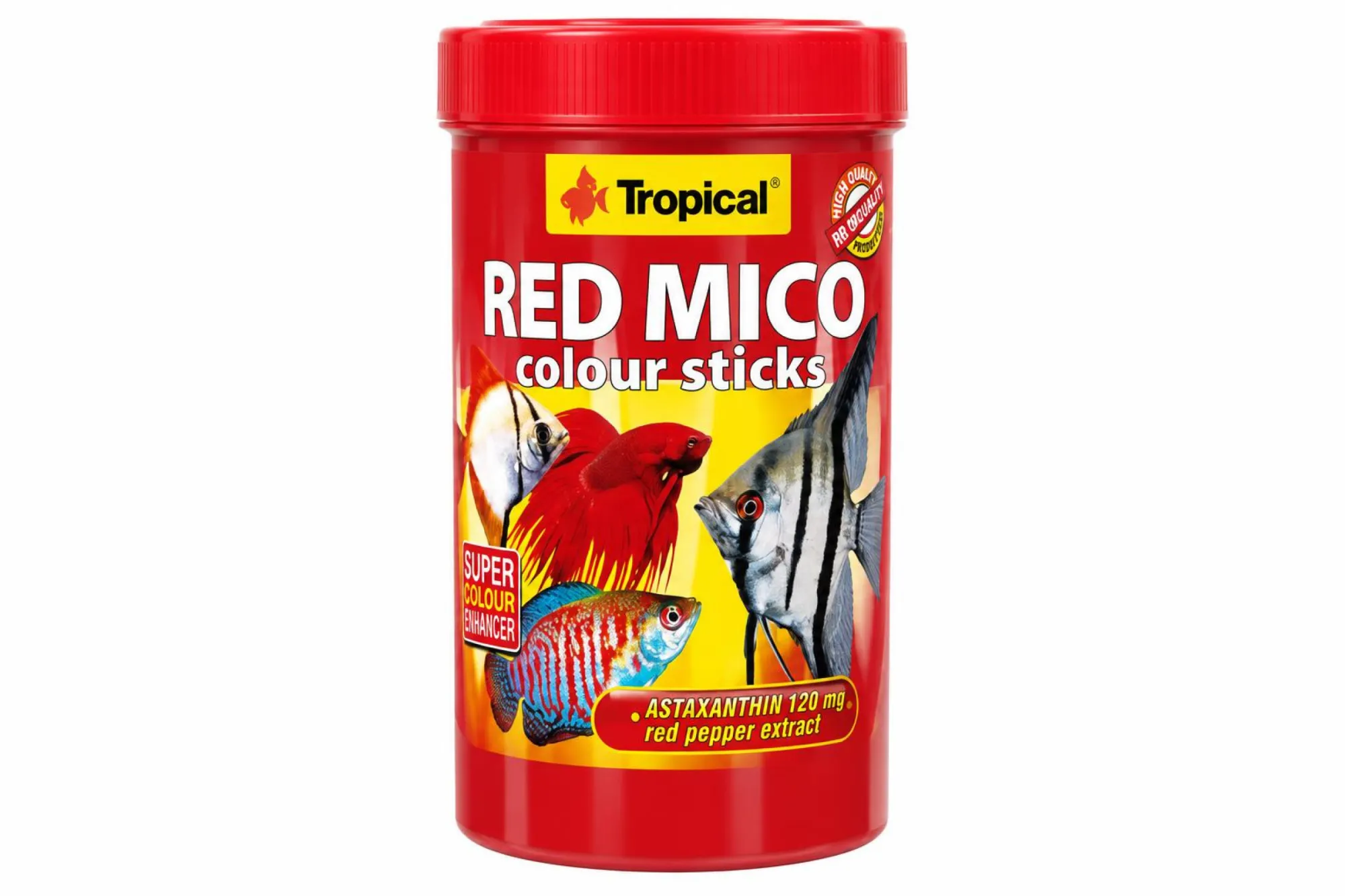 Tropical Red Mico Colour Sticks 100 ml – KI-generierte Abbildung aus Produktreferenz