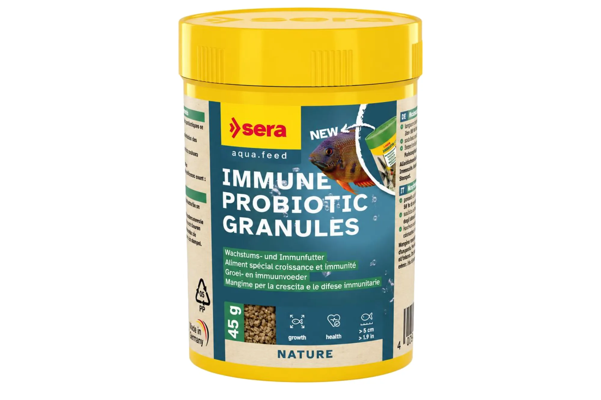 sera Immune Probiotic Granules 100 ml (45 g) – KI-generierte Abbildung aus Produktreferenz