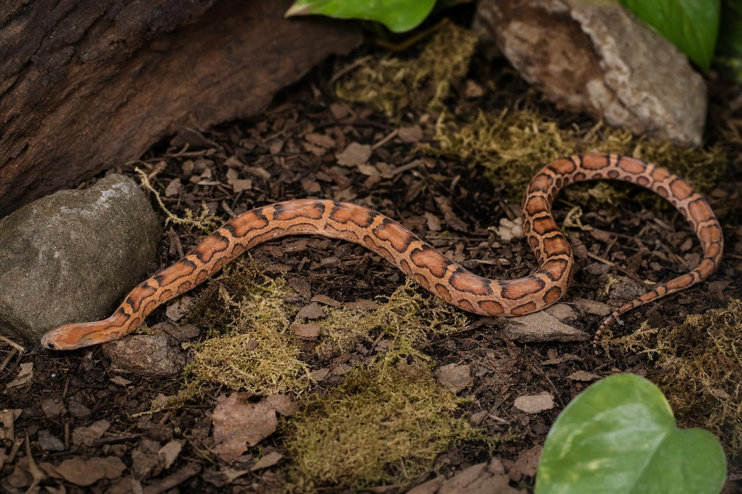 Scaleless-Kornnatter, Pantherophis guttatus