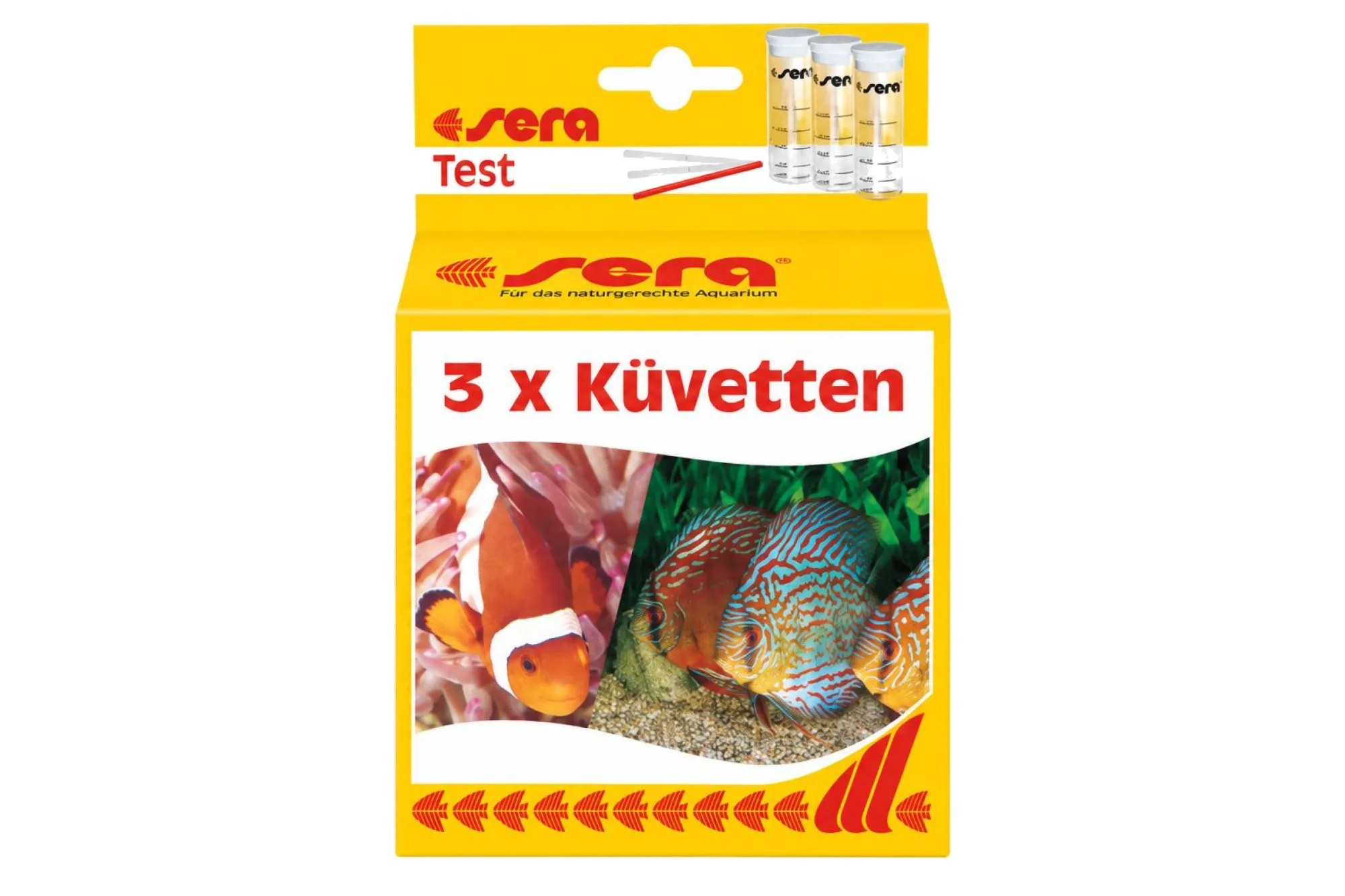 Sera Küvetten Ergänzungs-Set 3 St. – KI-generierte Abbildung aus Produktreferenz