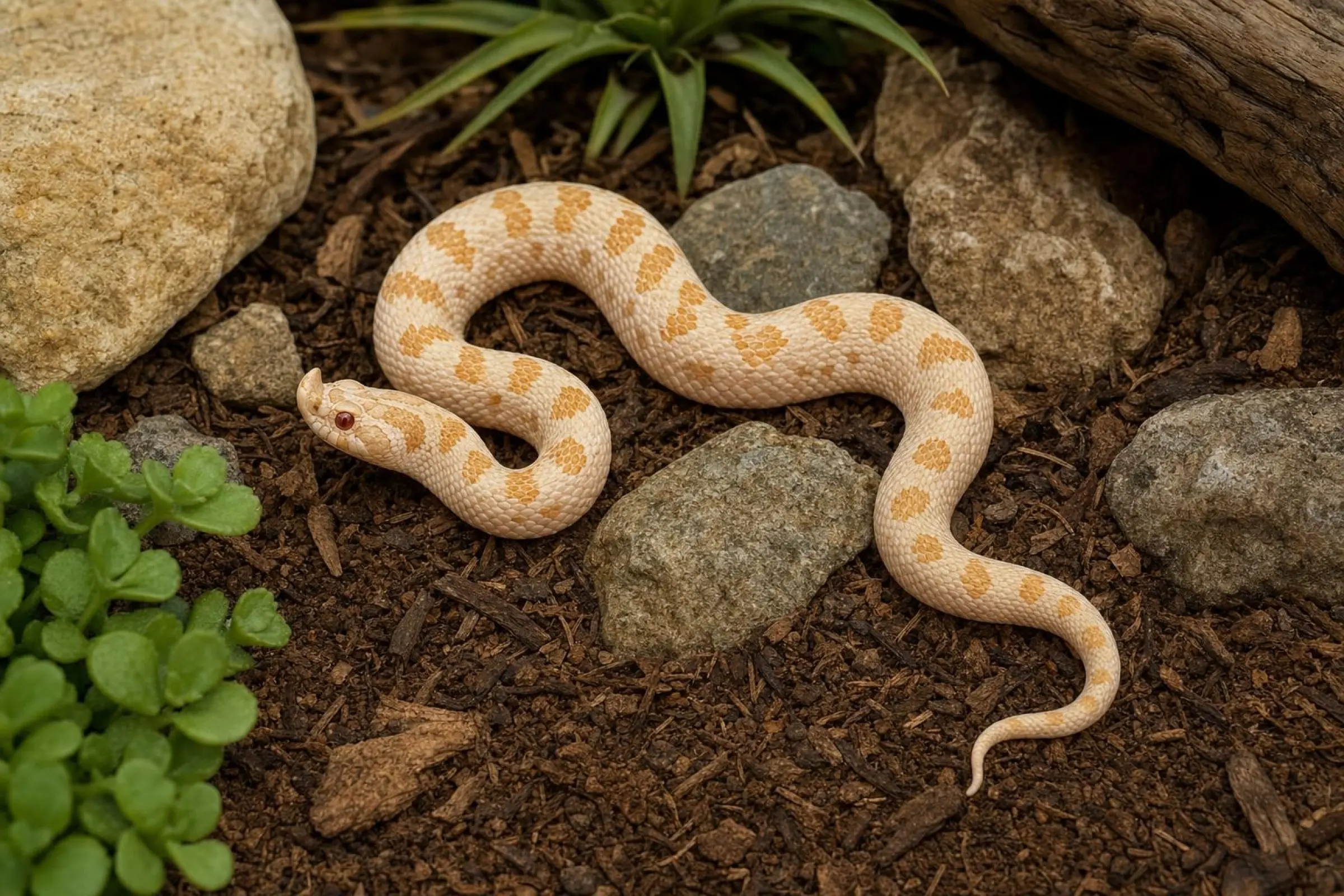 Westliche Hakennasennatter „Toffee Glow Conda“ (Nachzucht), Heterodon nasicus
