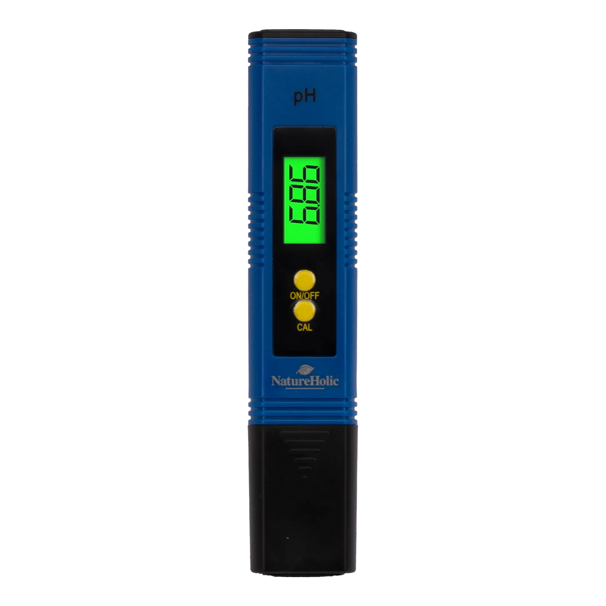 Blaues digitales pH-Messgerät mit LCD-Anzeige