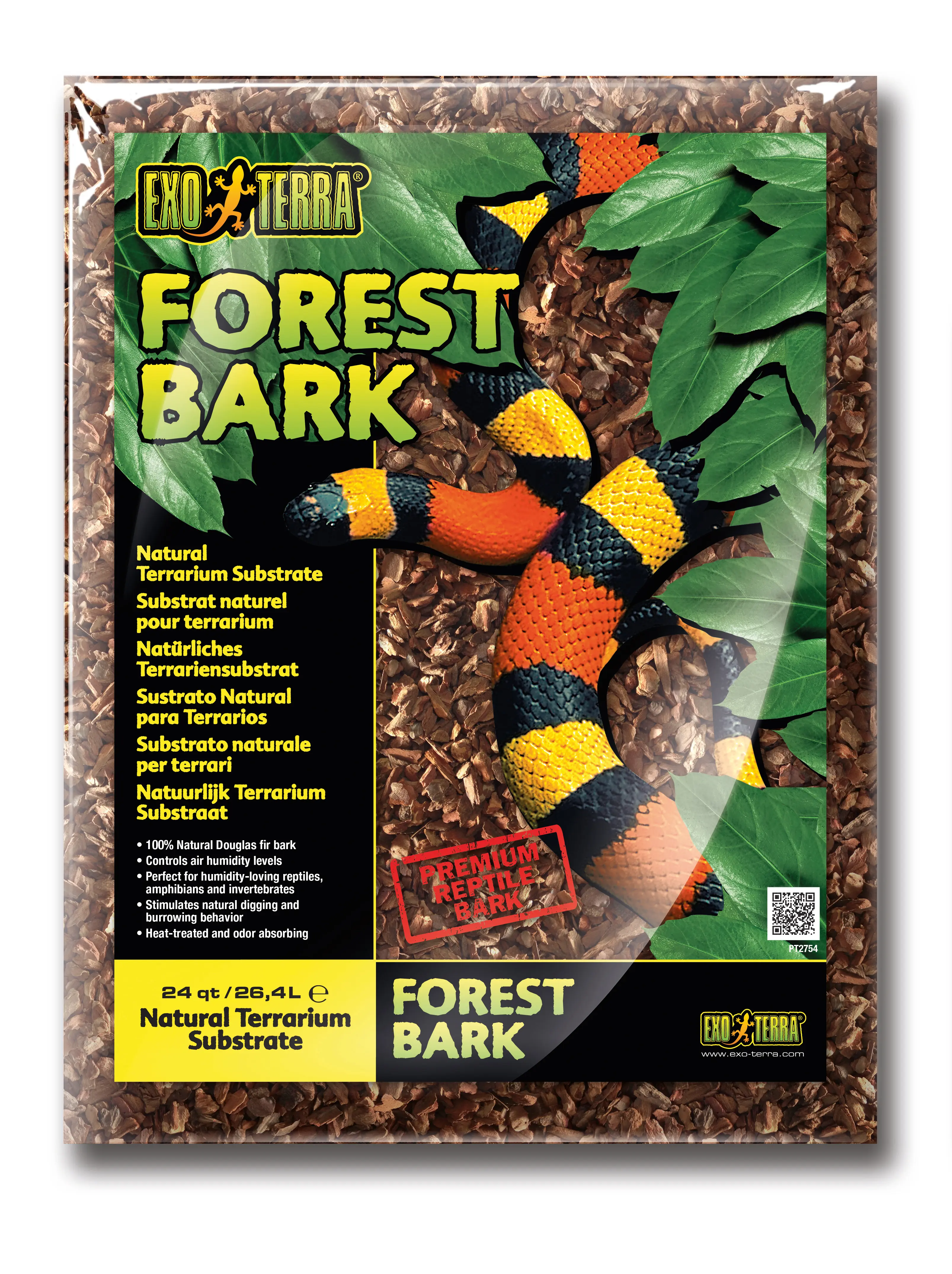 Exo Terra Terrarium Substrate ForestBark 26,4 l