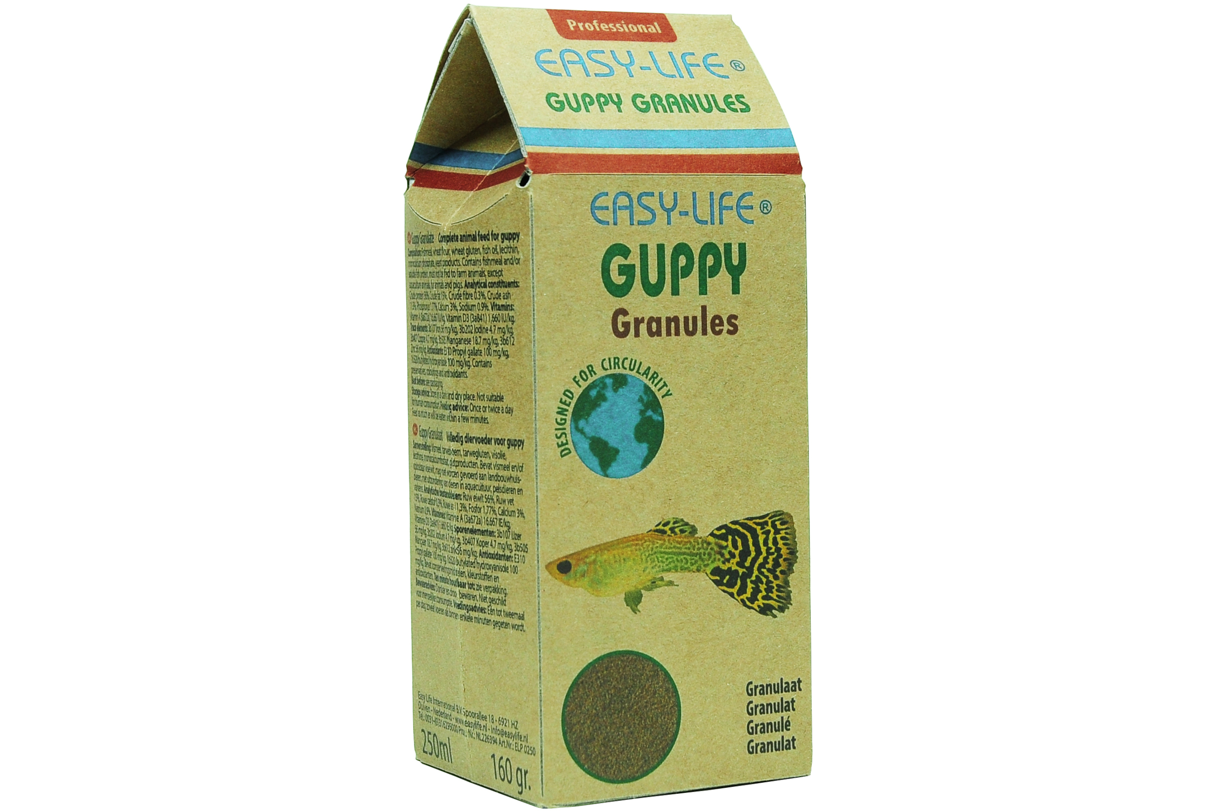 Easy-Life Guppy, Futtergranulat, 250 ml