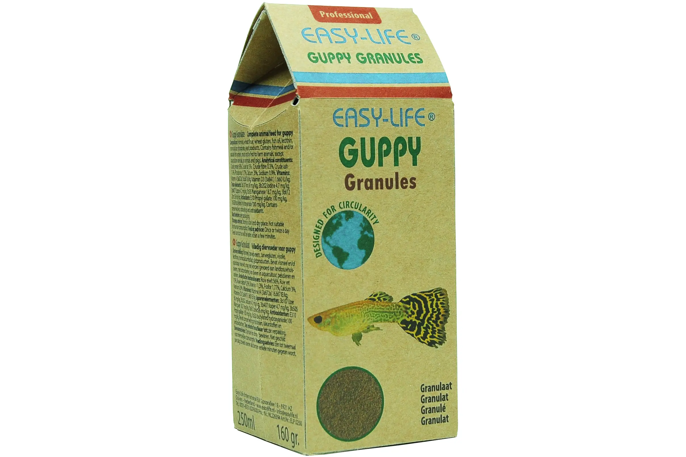 Easy-Life Guppy, Futtergranulat, 250 ml