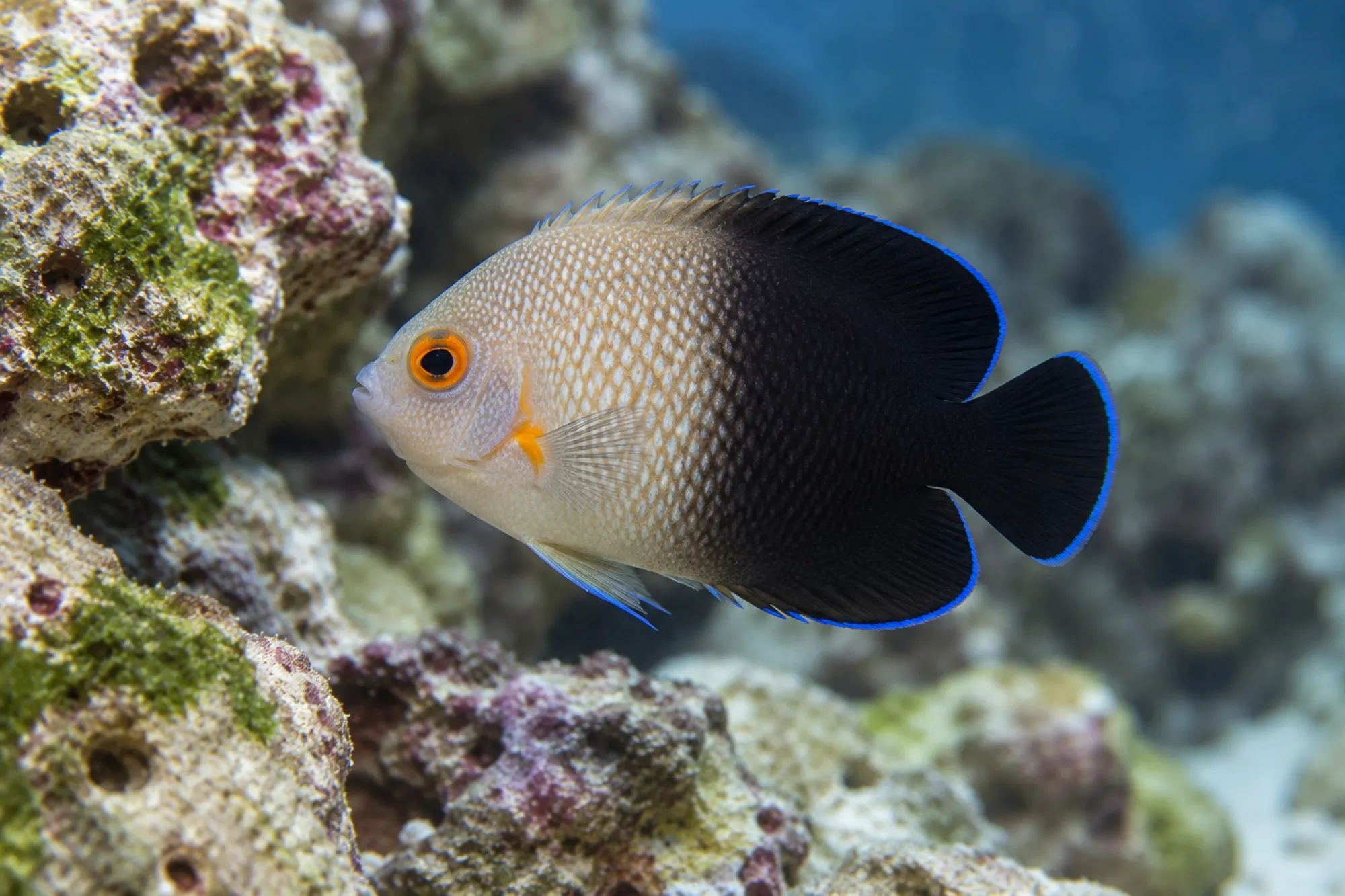 Perlschuppen-Zwergkaiserfisch Nachzucht, Centropyge vroliki