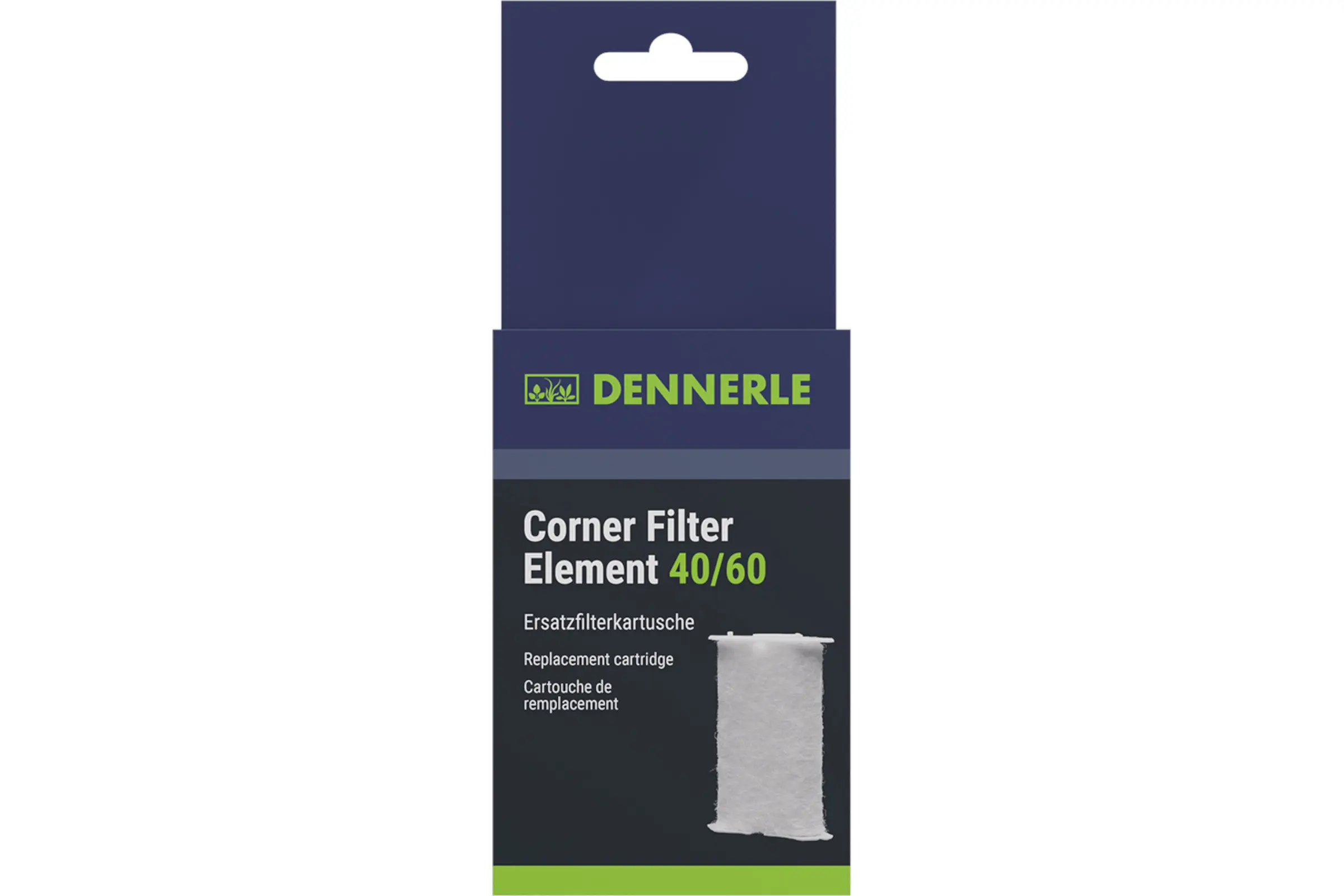 Dennerle Nano Ersatz-Filterelement für Eckfilter (Corner Filter 40+60), 1 Stück