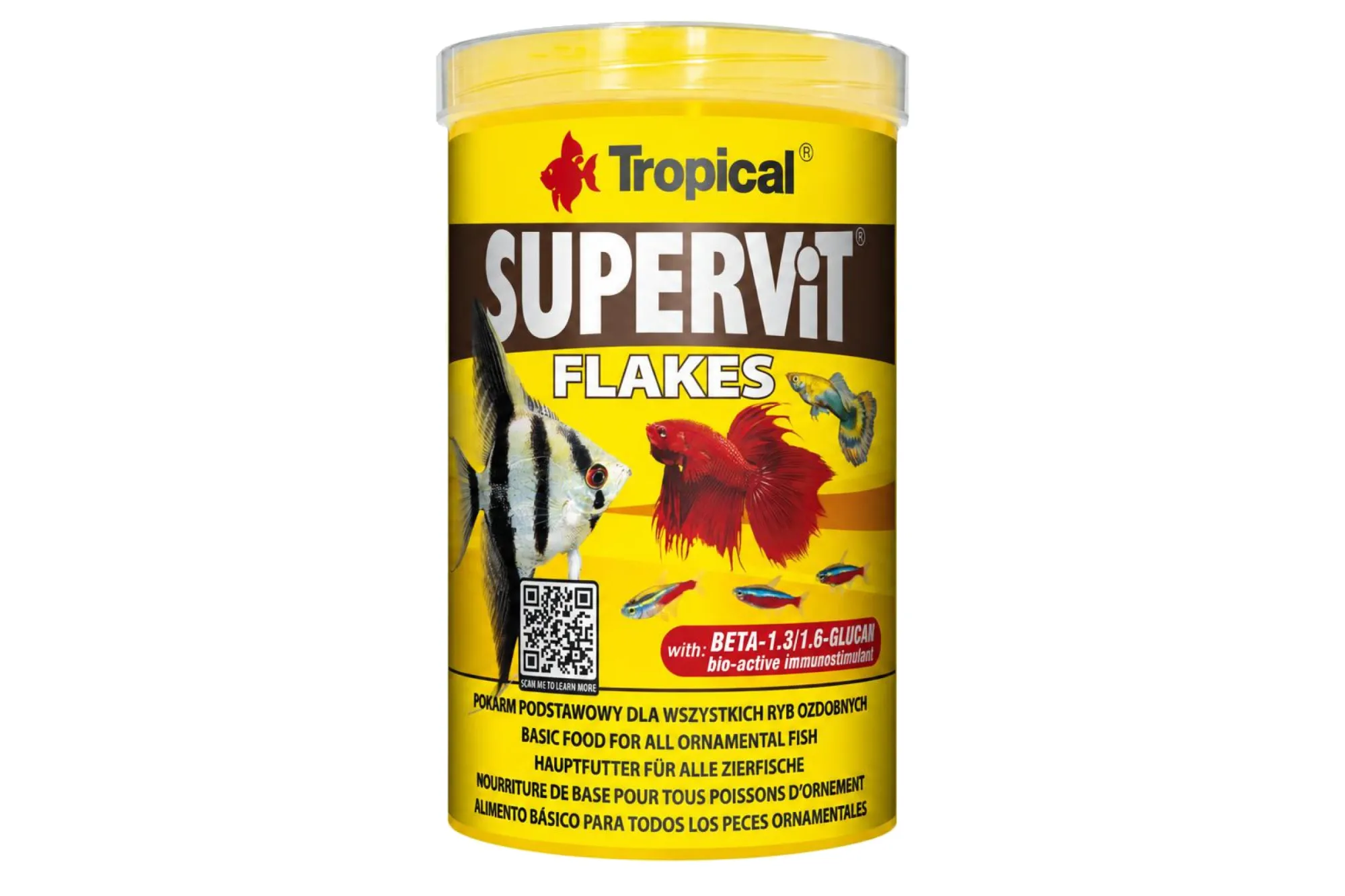 Tropical SUPERVIT Flakes 100 ml – KI-generierte Abbildung aus Produktreferenz