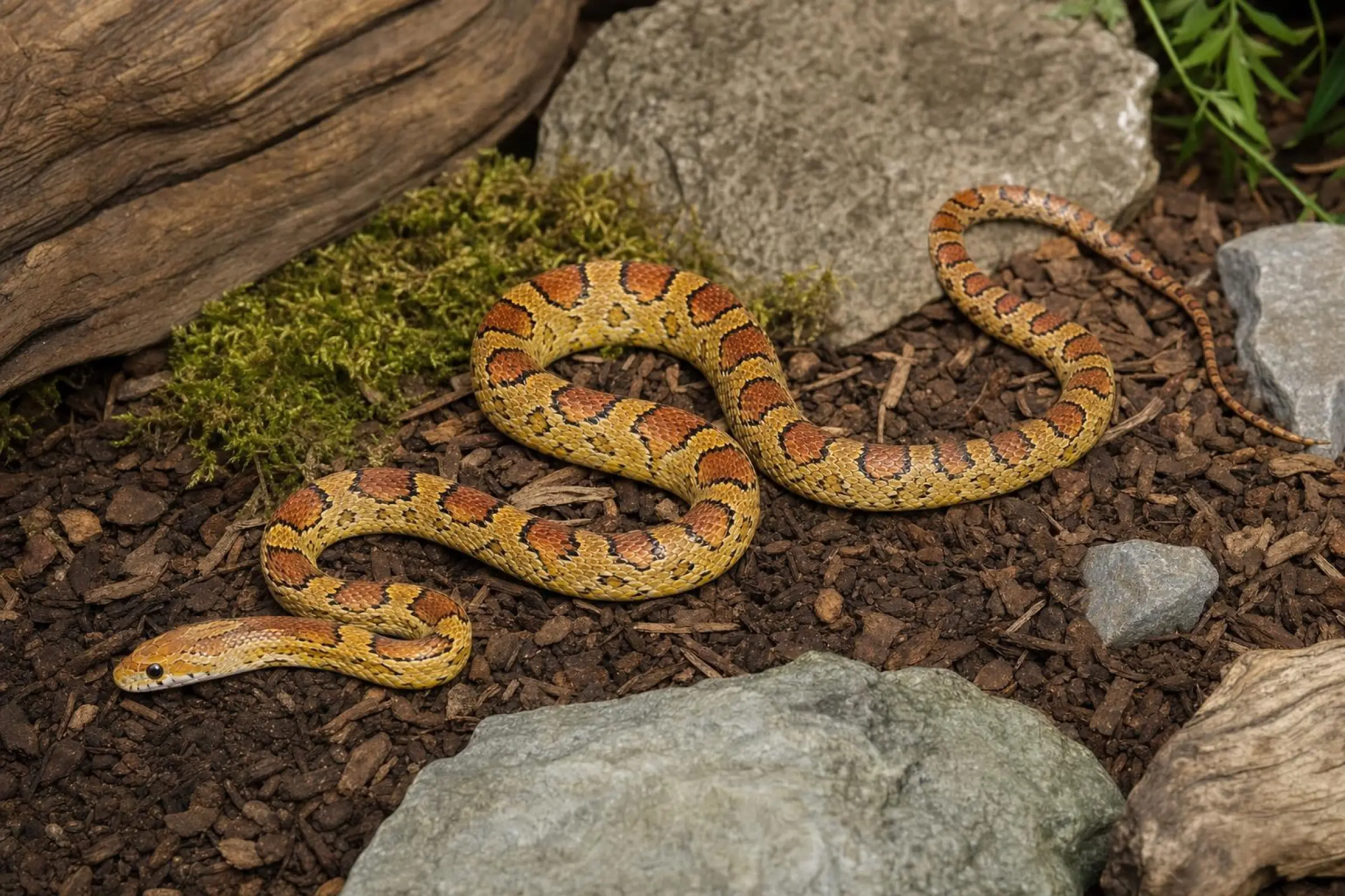 Golddust-Kornnatter, Pantherophis guttatus