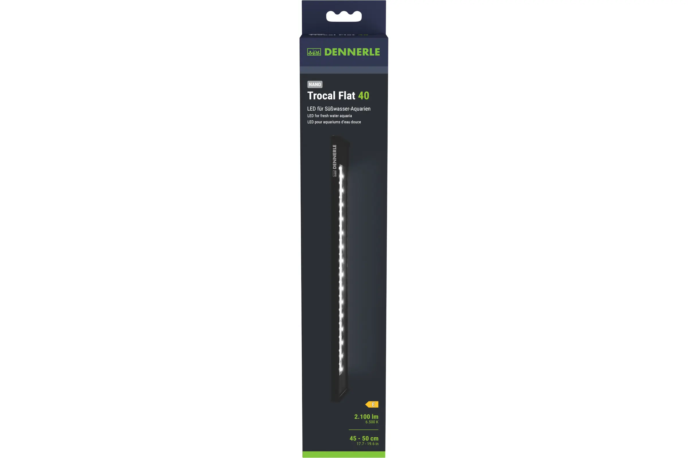 Dennerle Trocal Flat 40, LED-Aufsatzleuchte, 50-60 cm (Auslaufartikel)