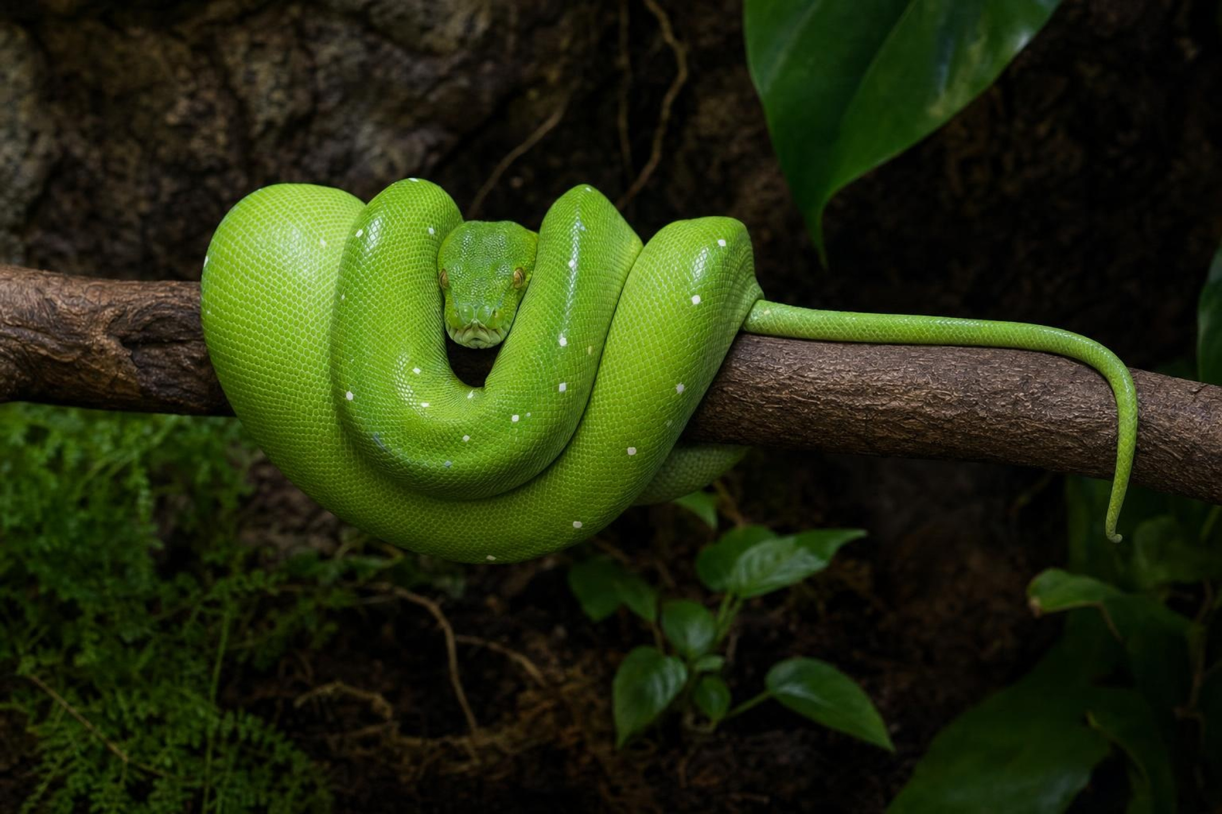 Grüner Baumpython, Morelia viridis