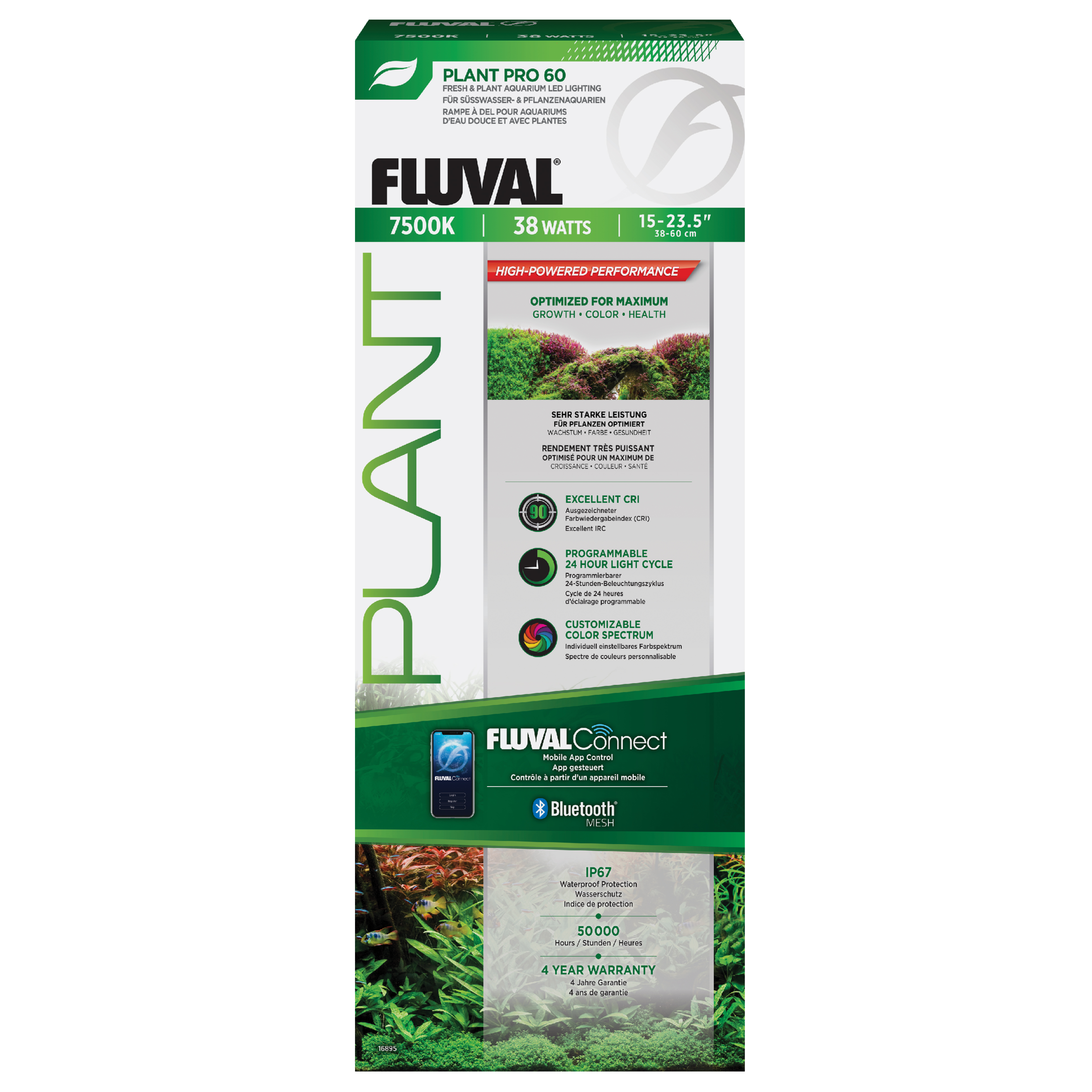Fluval Plant Pro 4.0 LED, 38W, 38,4-60cm