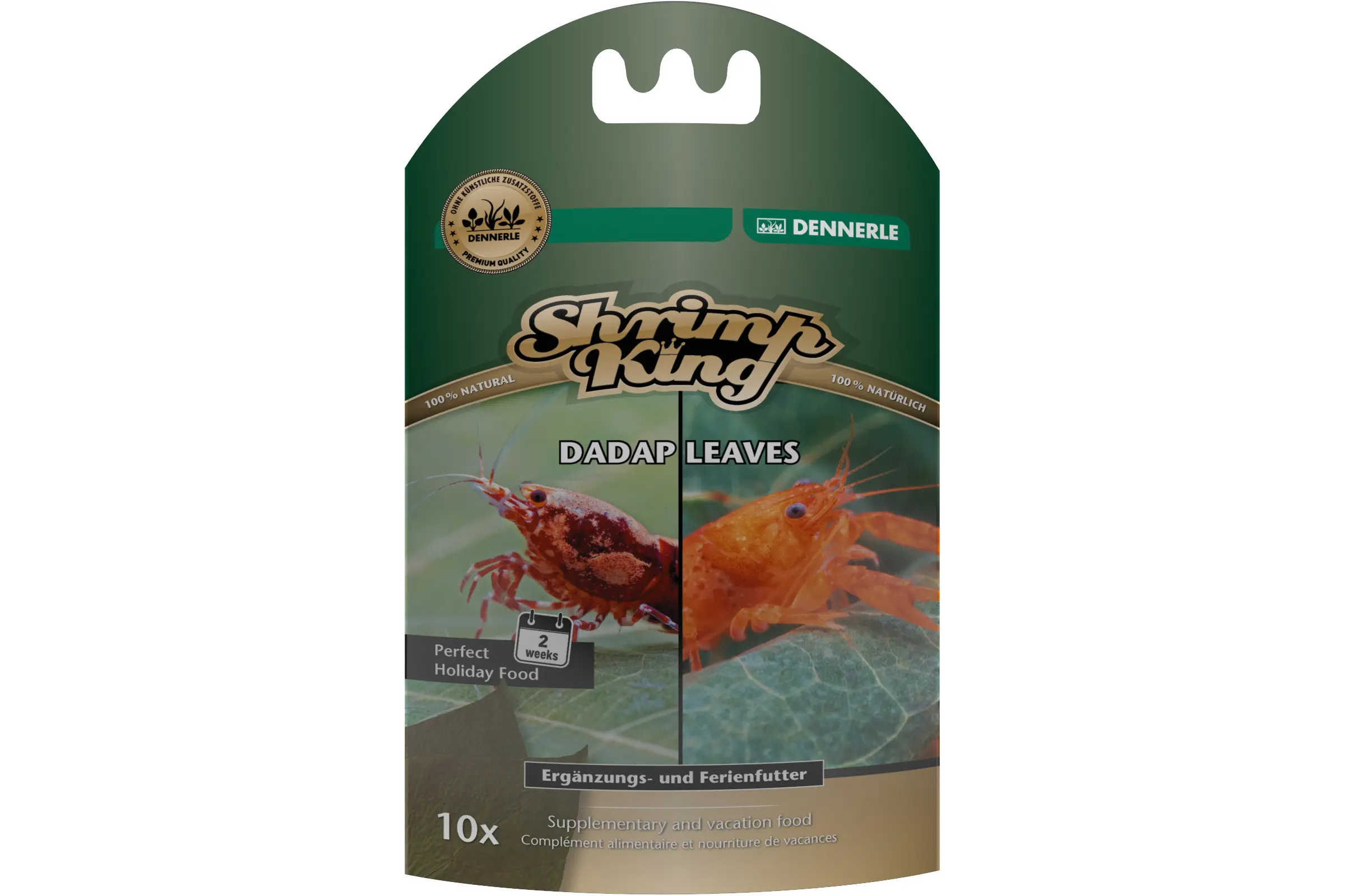 Dennerle ShrimpKing Dadap Leaves, 10 Stück