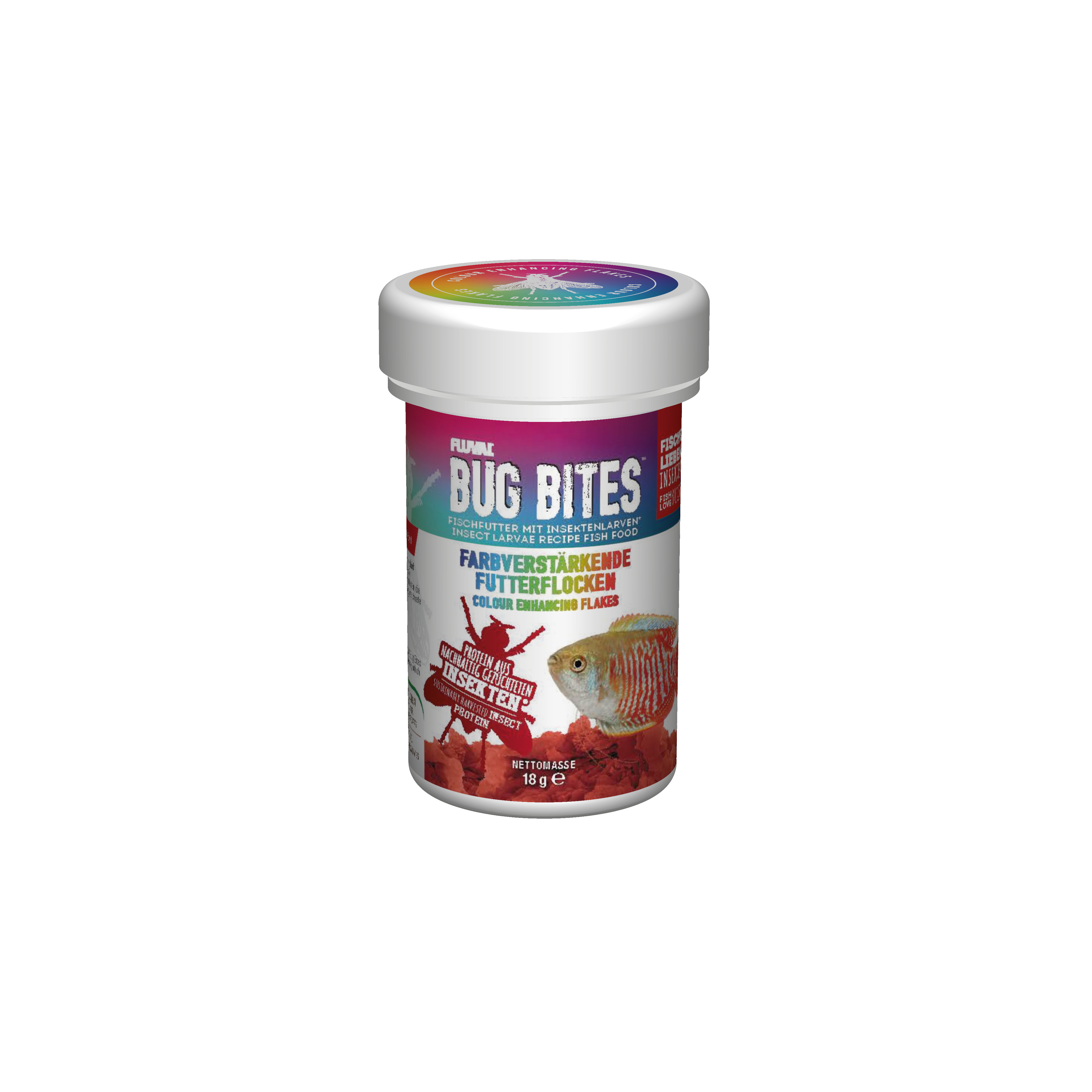 Fluval Bug Bites Colour Enhanc.Flakes 100 ml