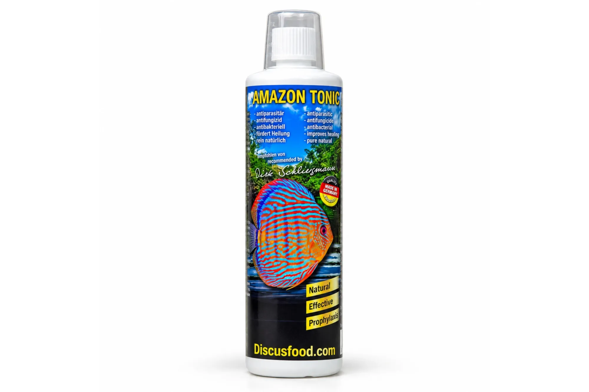 DISCUSFOOD Amazon Tonic  500ml – KI-generiertes Produktbild