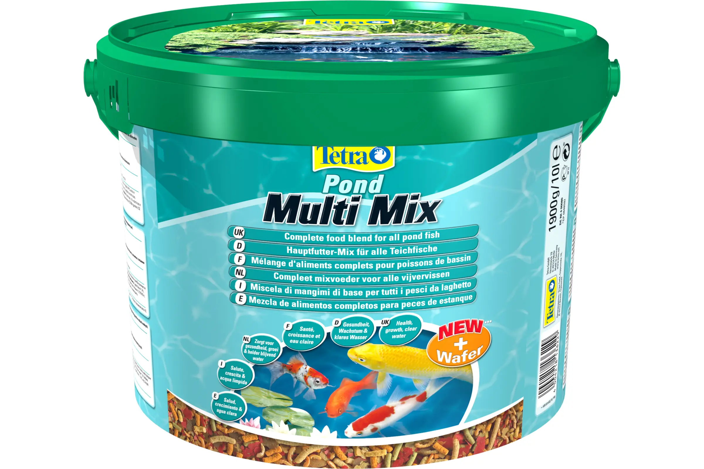 Tetra Pond Multi Mix, Hauptfutter-Mix, 10 Liter