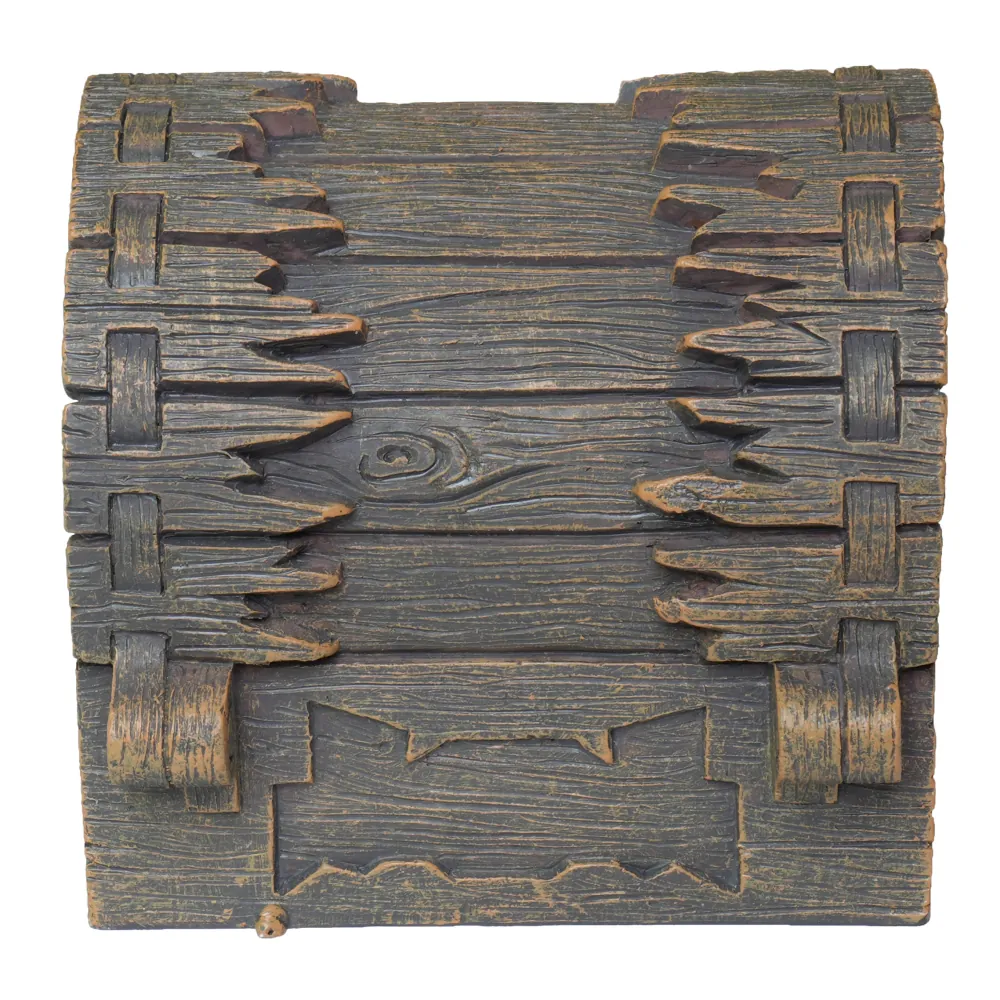 Hobby The Chest Schatztruhe als Aquarium-Deko mit aufgerissenem Maul, scharfen Zähnen und tiefer Höhlung als Versteck für Fische und Garnelen, robuste wasserneutrale Polyresin-Deko, 11 × 9,5 × 10 cm