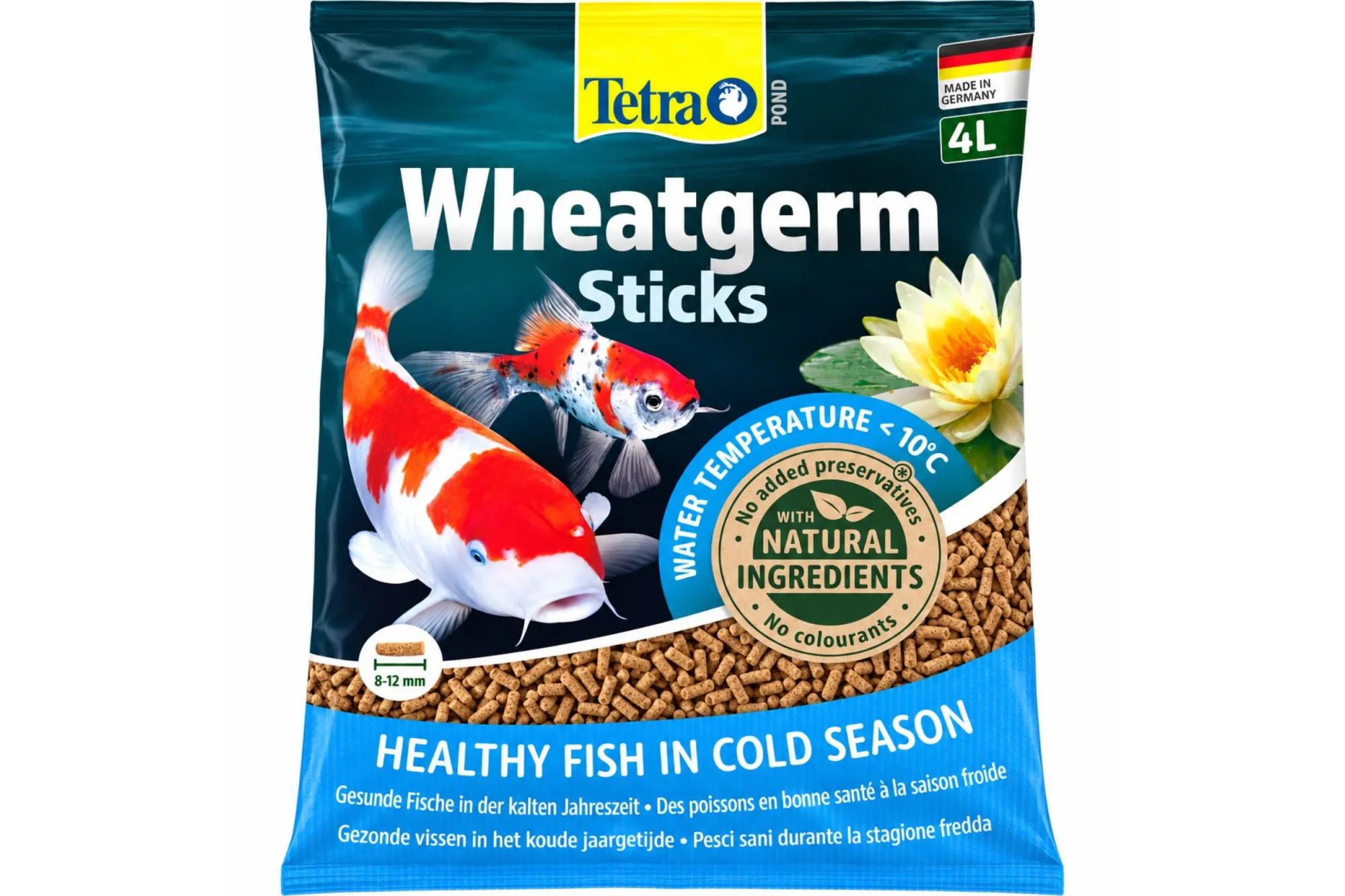 Tetra Pond Wheatgerm Sticks 4L – KI-generiertes Produktbild