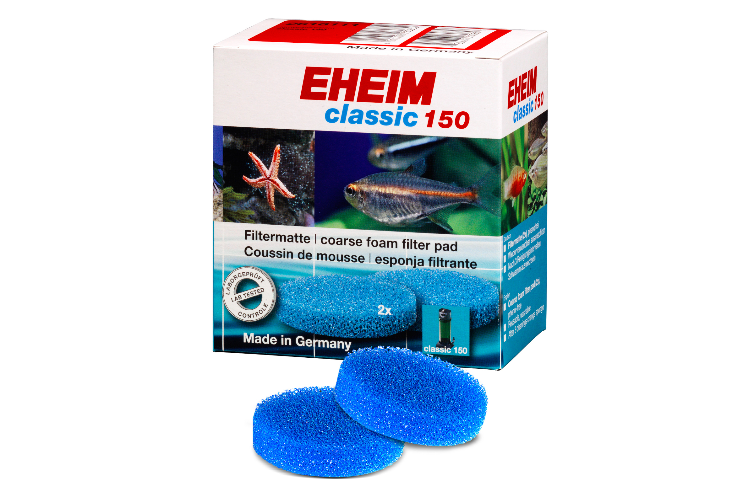 Eheim Filtermatten für Classic 150 (2211), 2 Stück