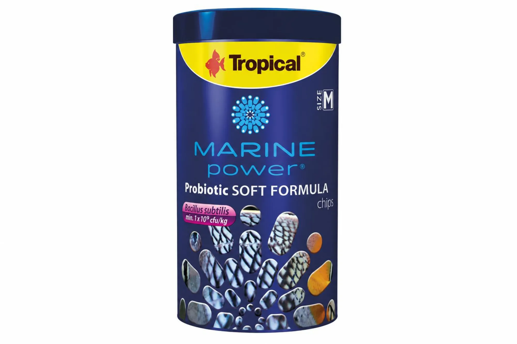 Tropical Marine Power Probiotic Soft Formula Size M 250 ml – KI-generierte Abbildung aus Produktreferenz