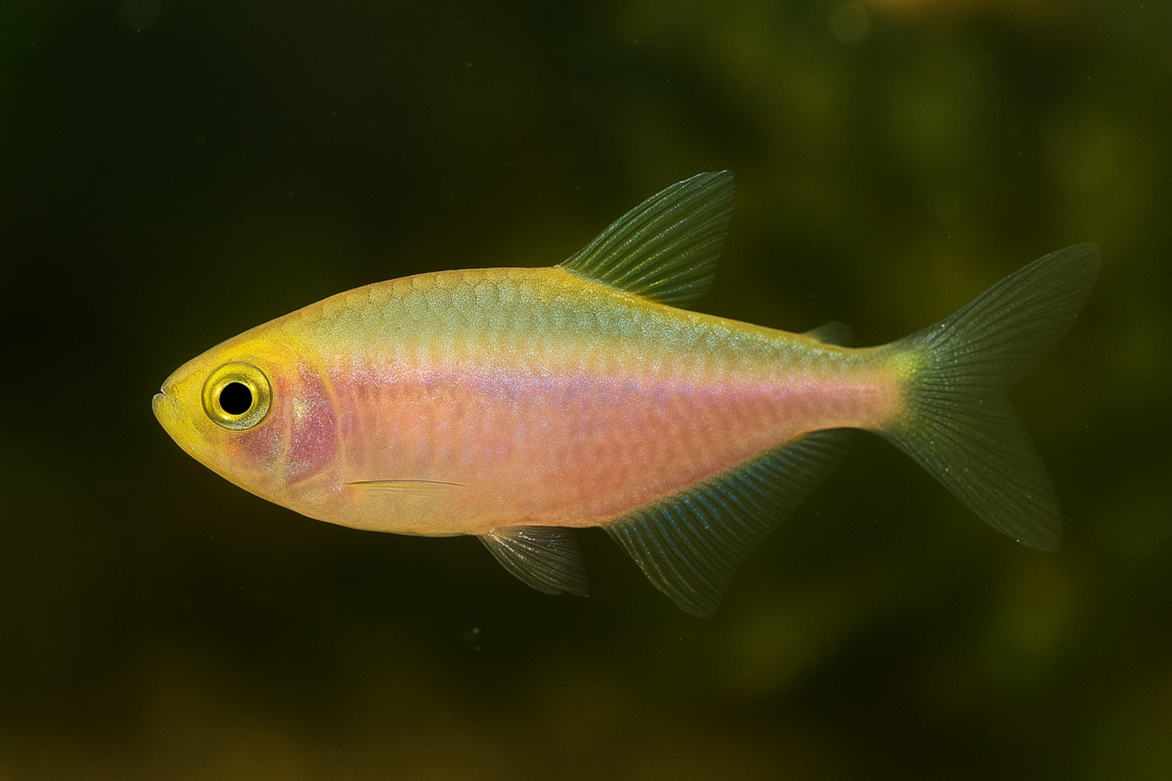 Gold-Rosa Königssalmler, Inpaichthys kerri gold-pink