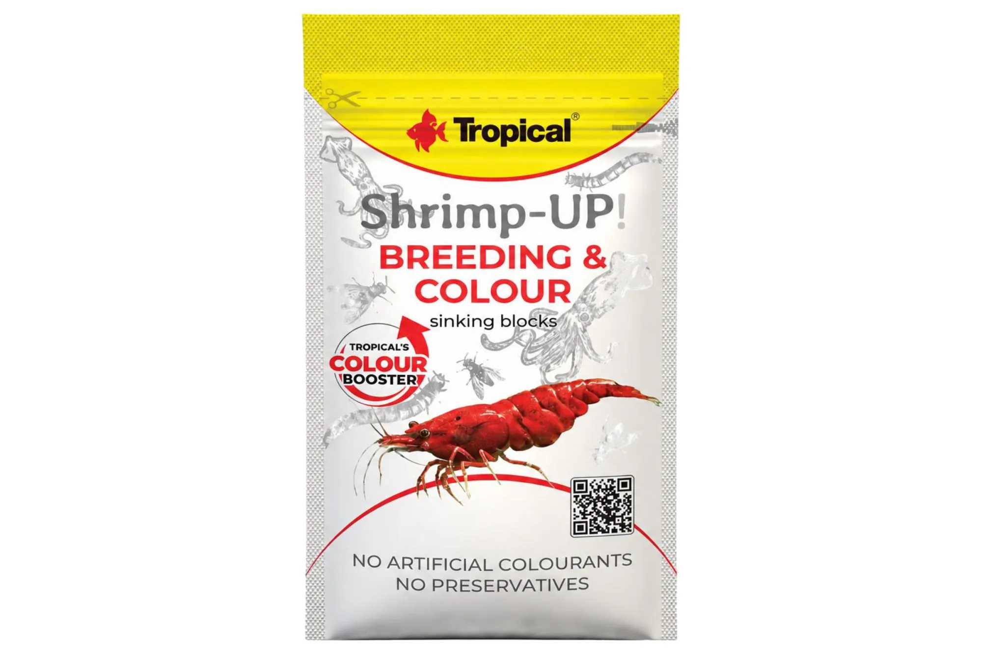 Tropical Shrimp-UP! Breeding & Colour 10 g – KI-generierte Abbildung aus Produktreferenz