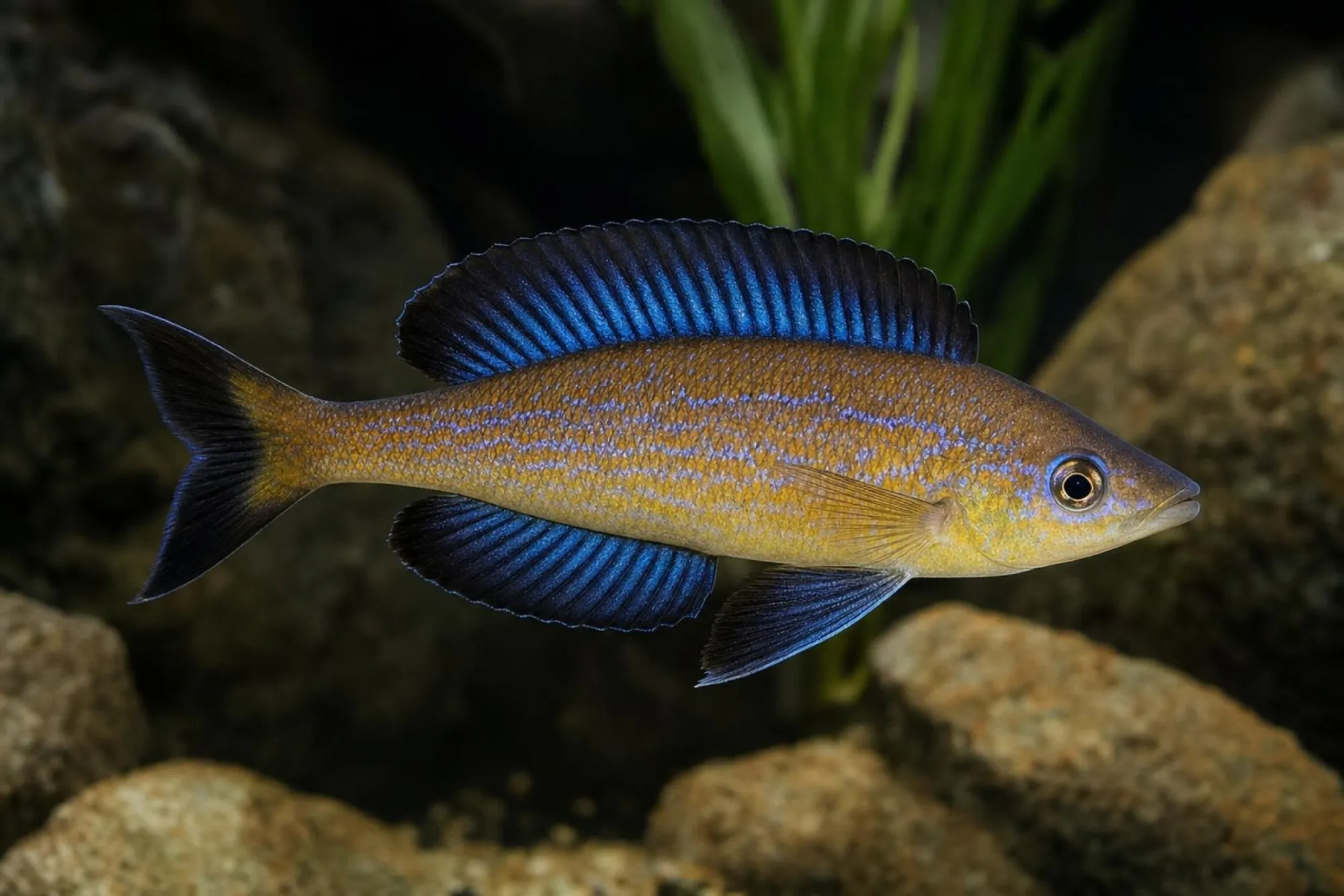 Kleinschuppiger Heringscichlide „Kasai“, Cyprichromis microlepidotus, ca. 7,0-9,0 cm