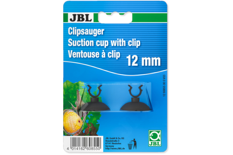 JBL ClipSauger 12 mm, 2 St. schwarz