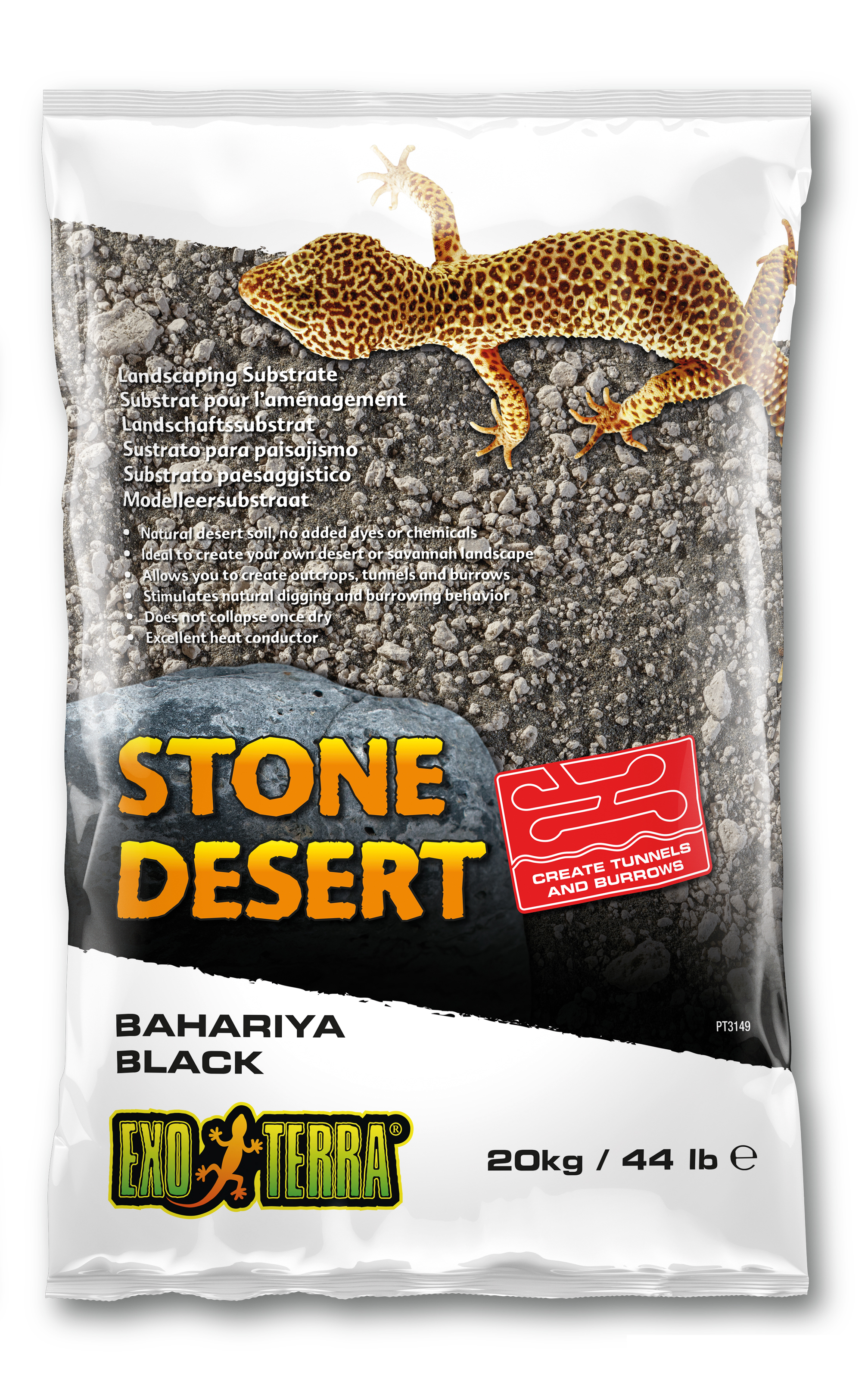 Exo Terra Bahariya Black Stone Desert 20kg