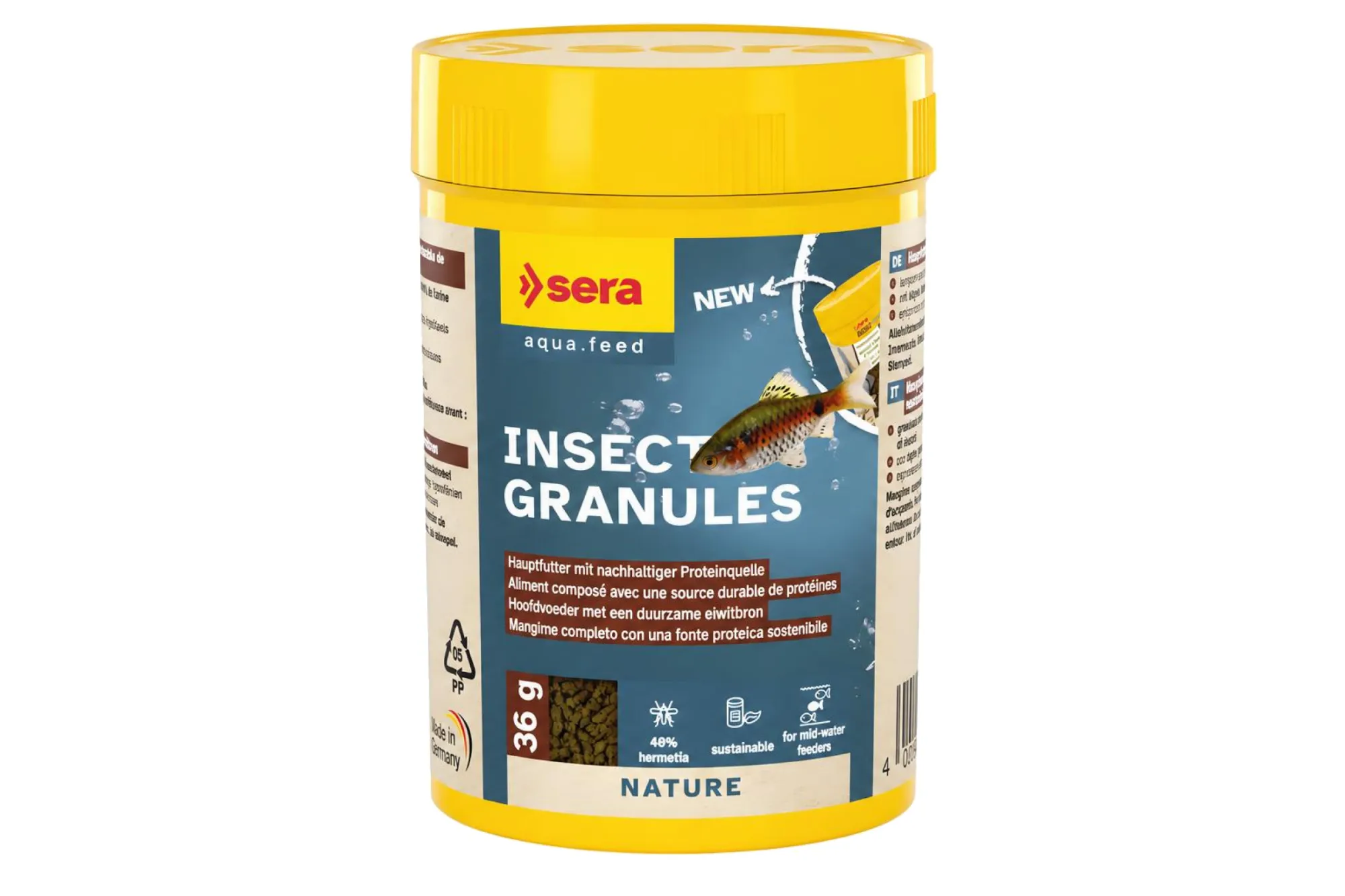 sera Insect Granules 100 ml (36 g) – KI-generierte Abbildung aus Produktreferenz