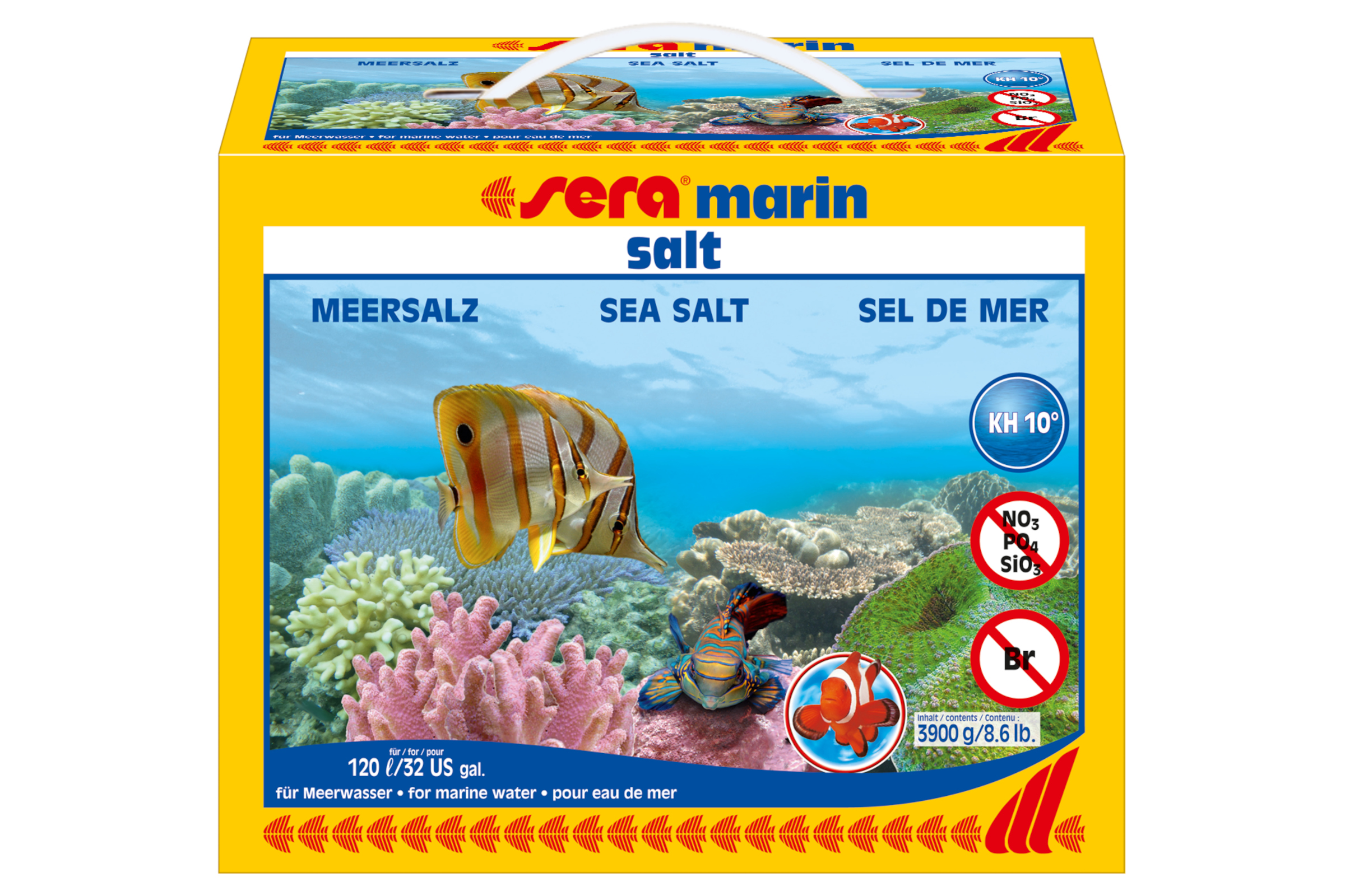 Sera marin Salt, 3,9 kg, Meersalz