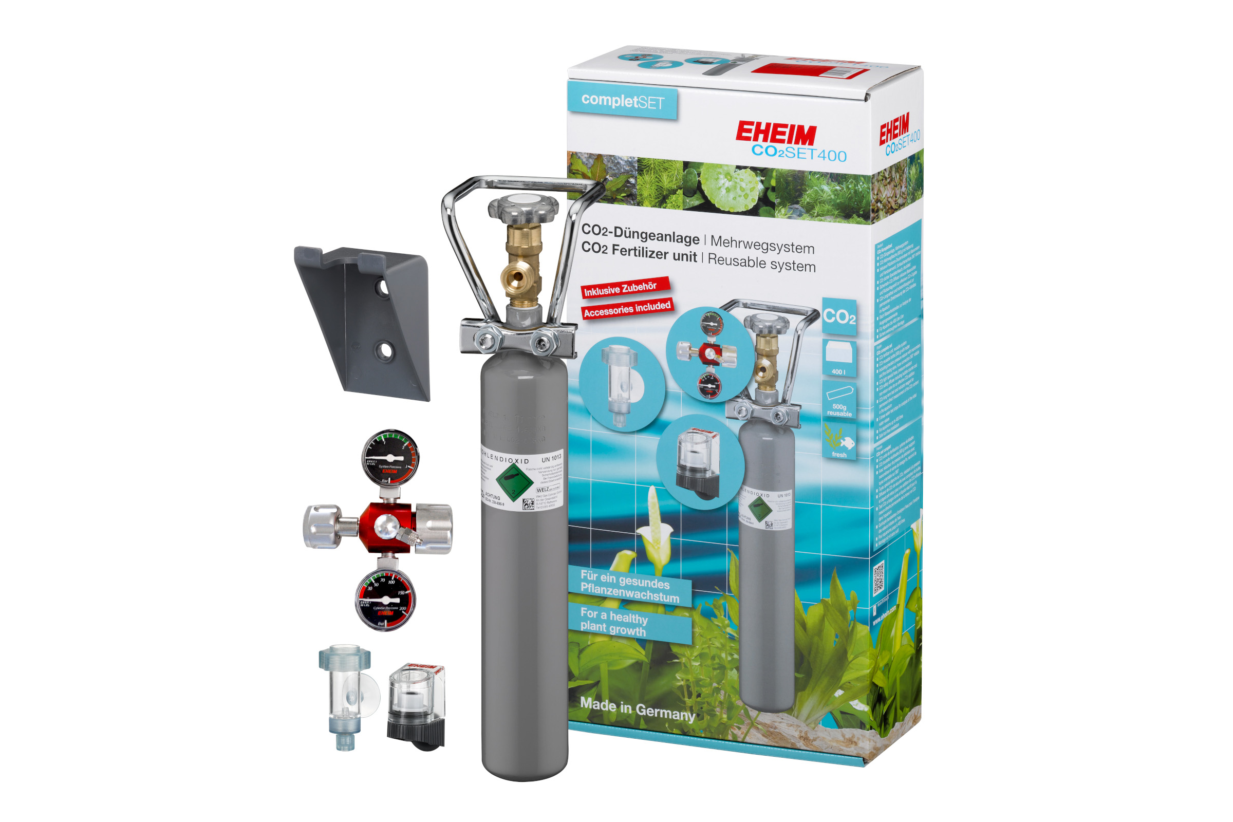 Eheim CO₂SET400 Mehrweg 500 g, CO2-Anlage