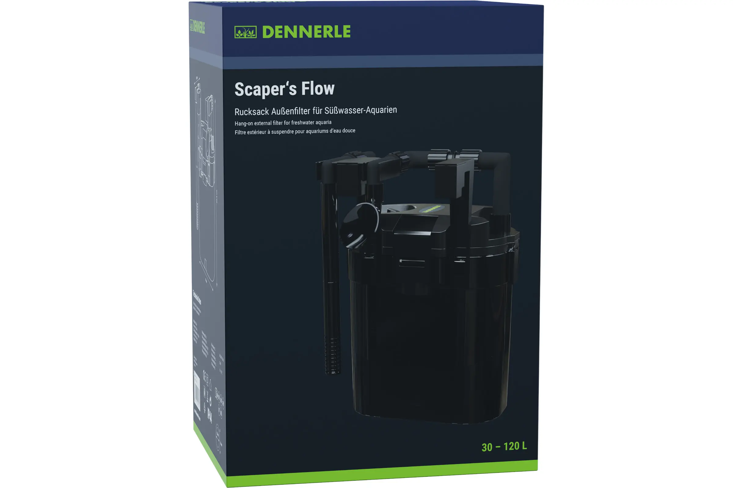 Dennerle Scaper’s Flow, Rucksack Außenfilter