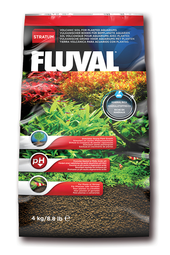 Fluval Stratum f. Pflanzen und Garnelen 4 kg