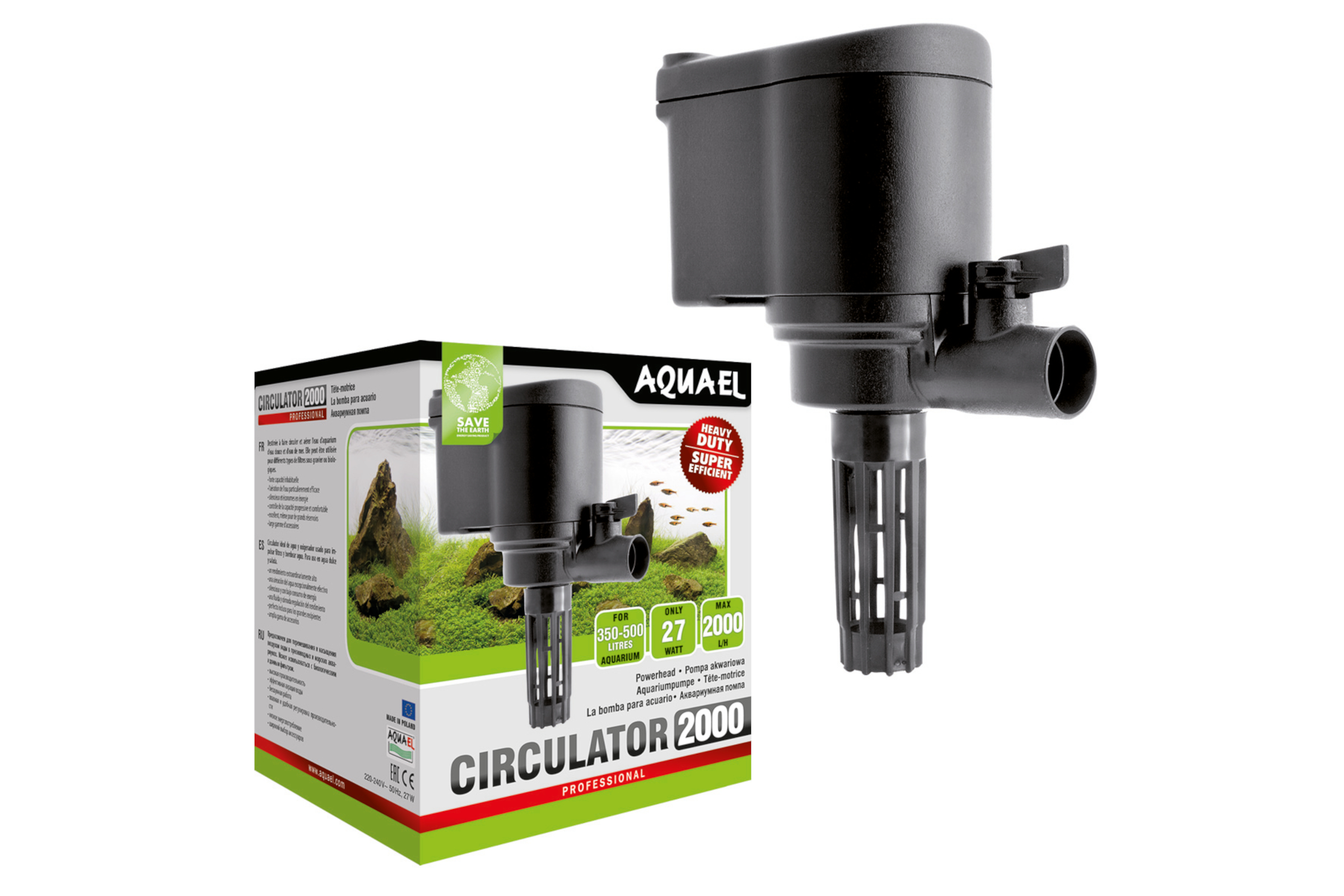 Aquael Pumpe Circulator 2000, Strömungspumpe