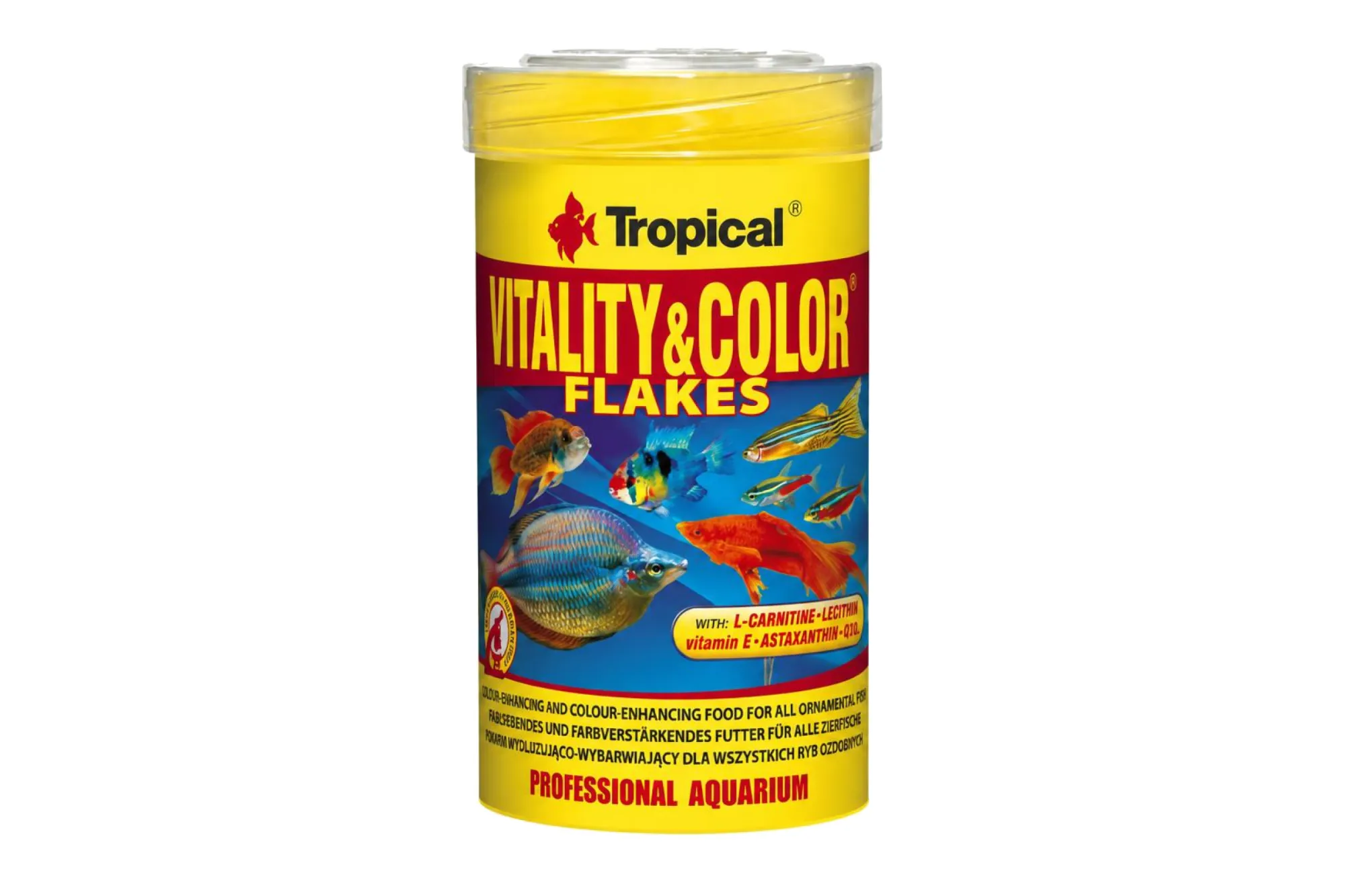 Tropical Vitality & Color Flakes 100 ml – KI-generierte Abbildung aus Produktreferenz